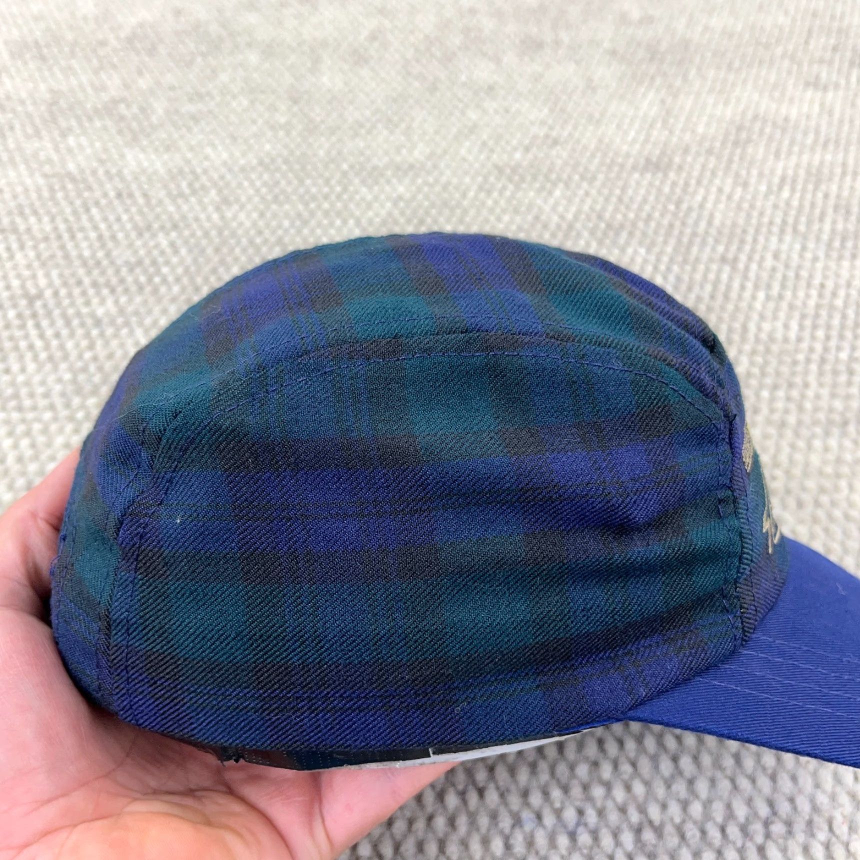 Vintage VINTAGE Looney Tunes Baseball Cap Hat Women One Size Blue Plaid 90s Sylvester Casual Size ONE SIZE - 7 Thumbnail