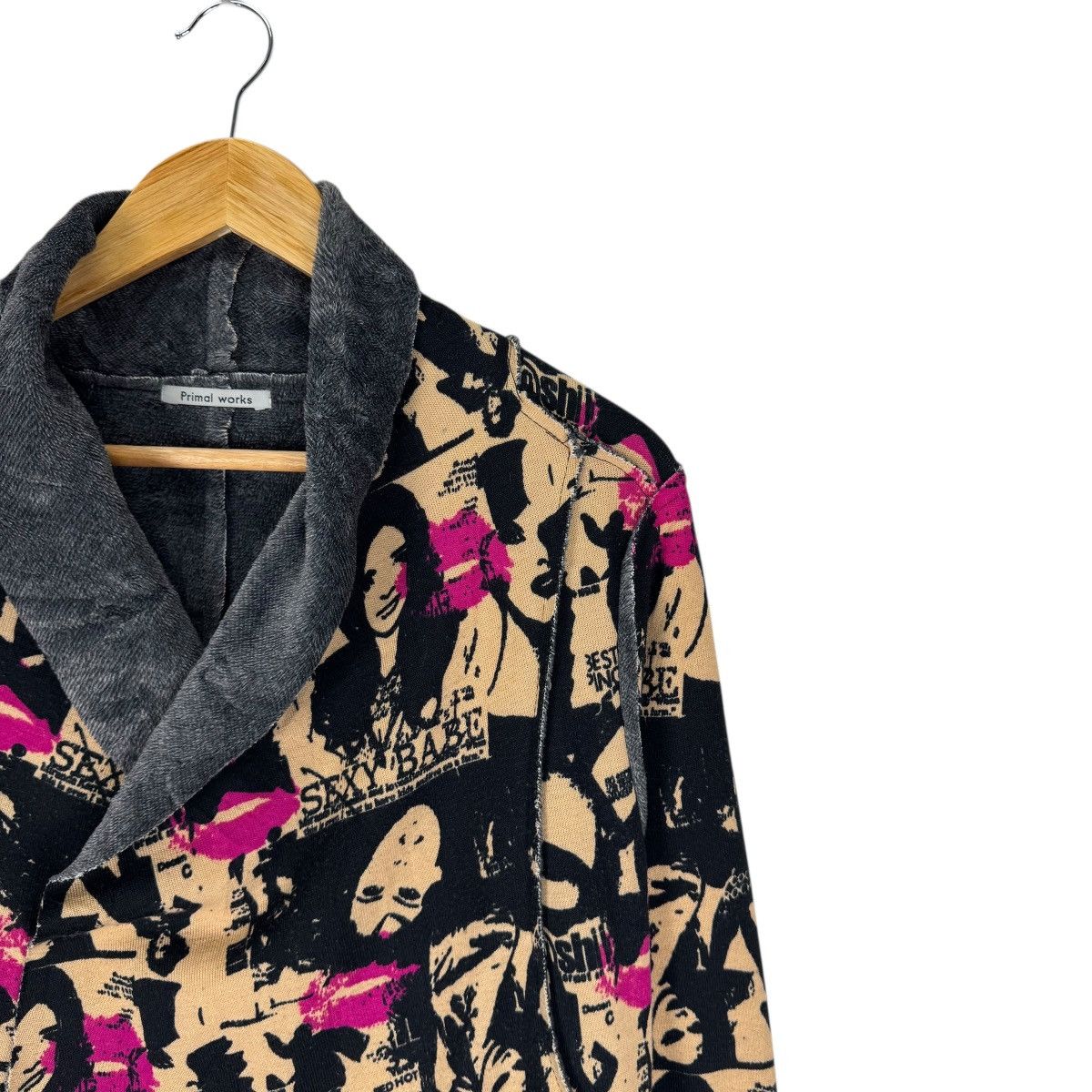 Hysteric Glamour ☀️PRIMAL WORK SEXY WOMAN OVERPRINT CARDIGAN JACKET Size M / US 6-8 / IT 42-44 - 4 Thumbnail