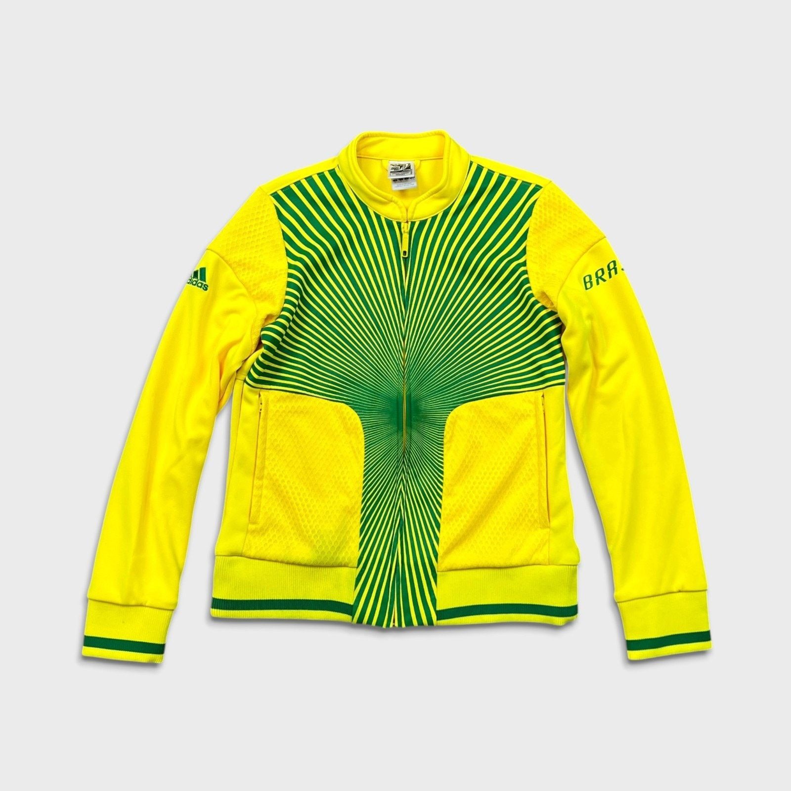 Adidas 2010 Adidas Brazil Track Jacket Medium South Africa FIFA Size US M / EU 48-50 / 2 - 1 Thumbnail
