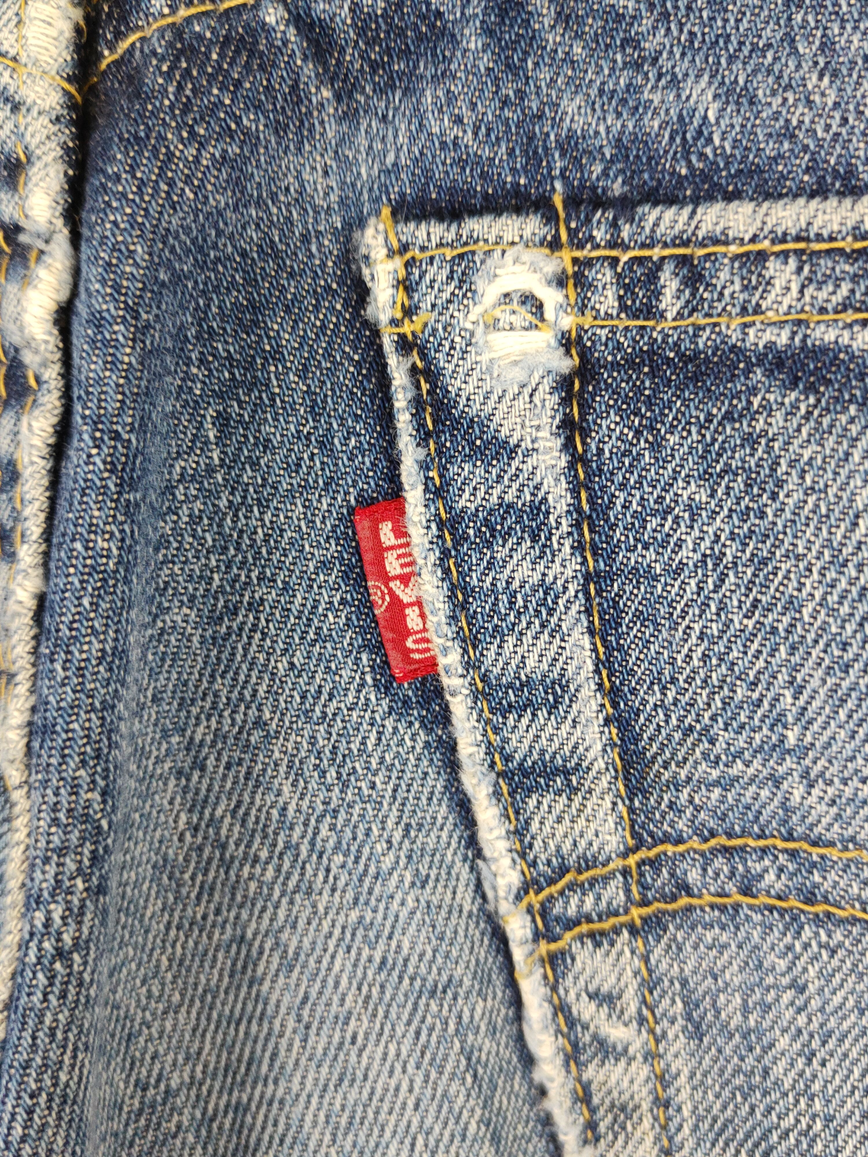 Levi's Levi's big E vintage selvedge Blue jeans Denim Pants #S1367 Size US 31 - 13 Thumbnail