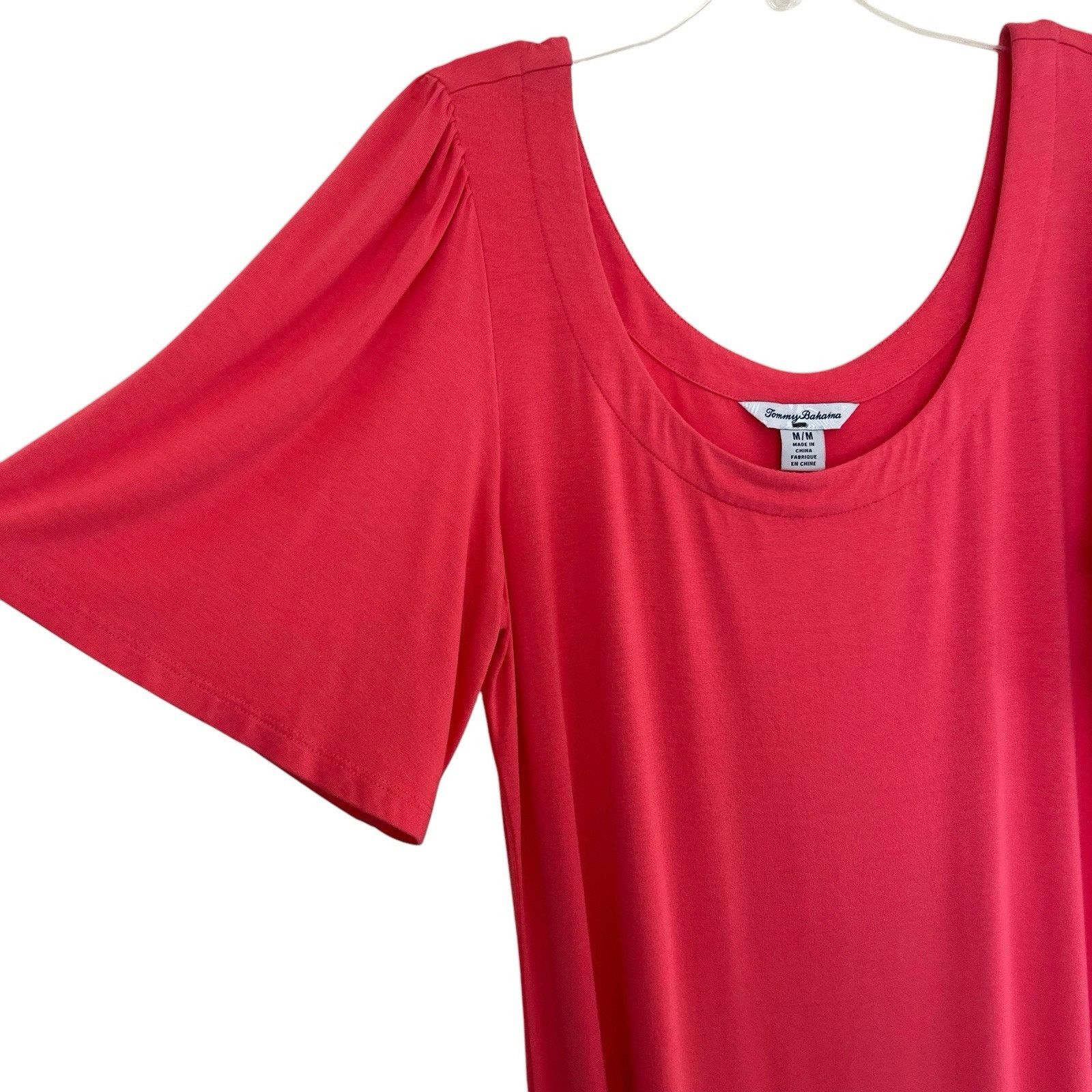 Tommy Bahama Tommy Bahama | Tambour Flounce Sleeve Dress Paradise Pink M Size M / US 6-8 / IT 42-44 - 5 Thumbnail
