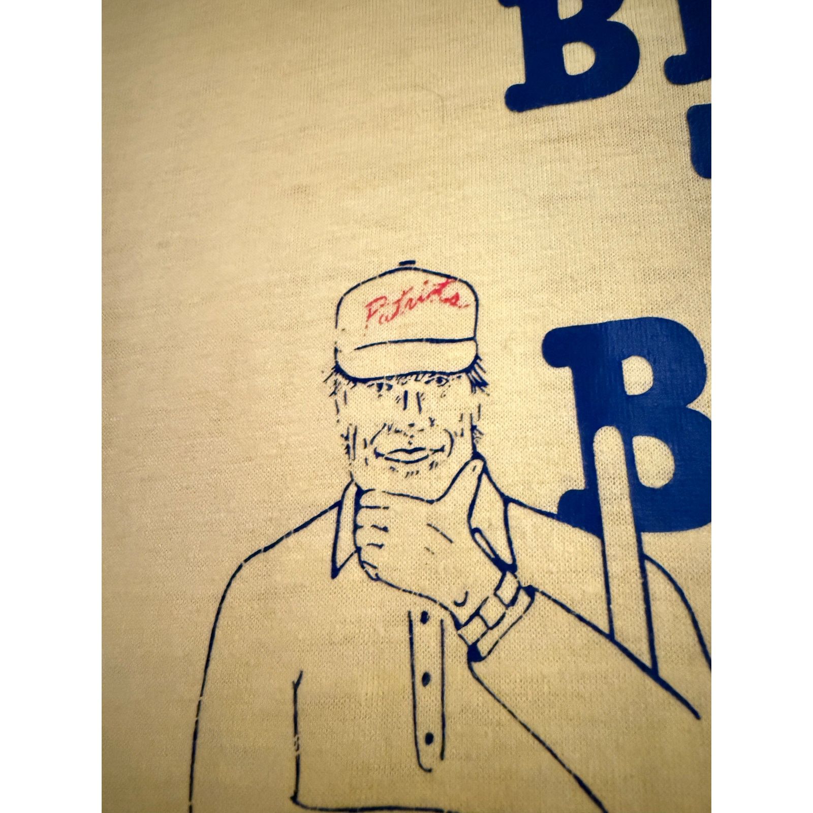 Other Vintage Berry the Bears Patriots Shirt Large Yellow 1986 NFL Size US L / EU 52-54 / 3 - 2 Thumbnail