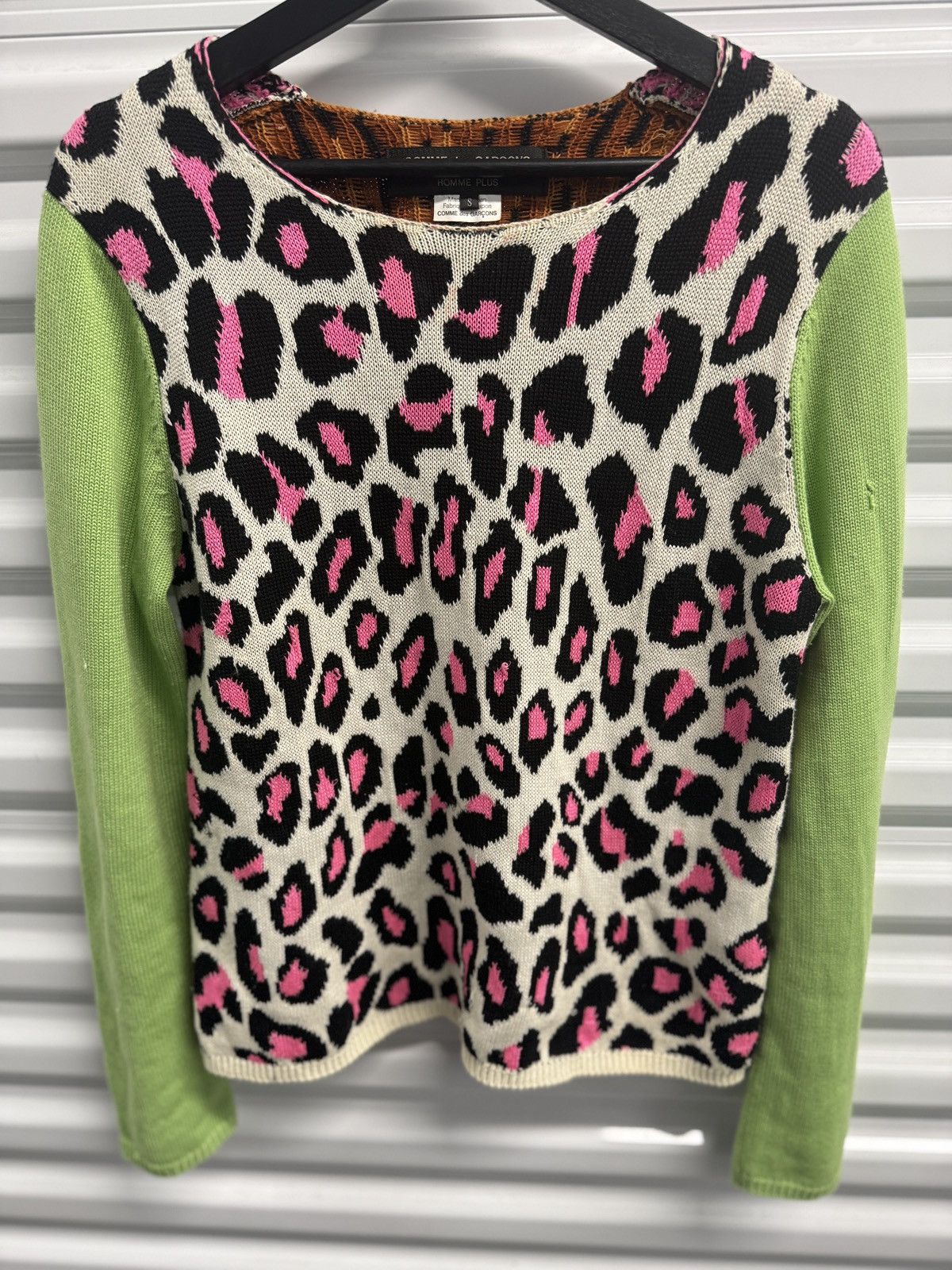 Comme des Garcons AD2017 Comme Des Garcons Leopard Sweater Size US S / EU 44-46 / 1 - 3 Thumbnail