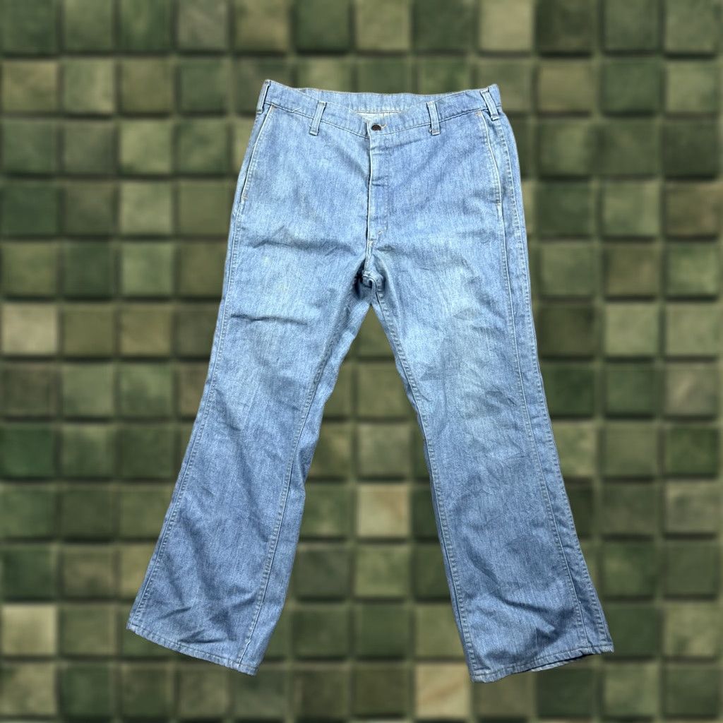Levi's VINTAGE Levi’s Men’s Jeans ORANGE TAB Regular Fit Flat Front Light Denim 38x30 Blue 5-Pocket Retro Mens Size US 38 / EU 54 - 1 Thumbnail