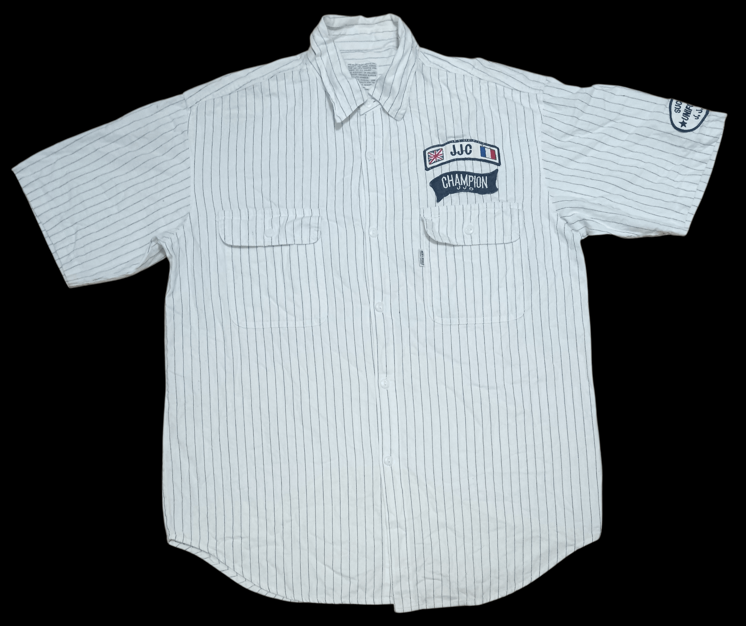 Japanese Brand JJC CHAMPION HICKORY SHIRT Size US L / EU 52-54 / 3 - 1 Thumbnail