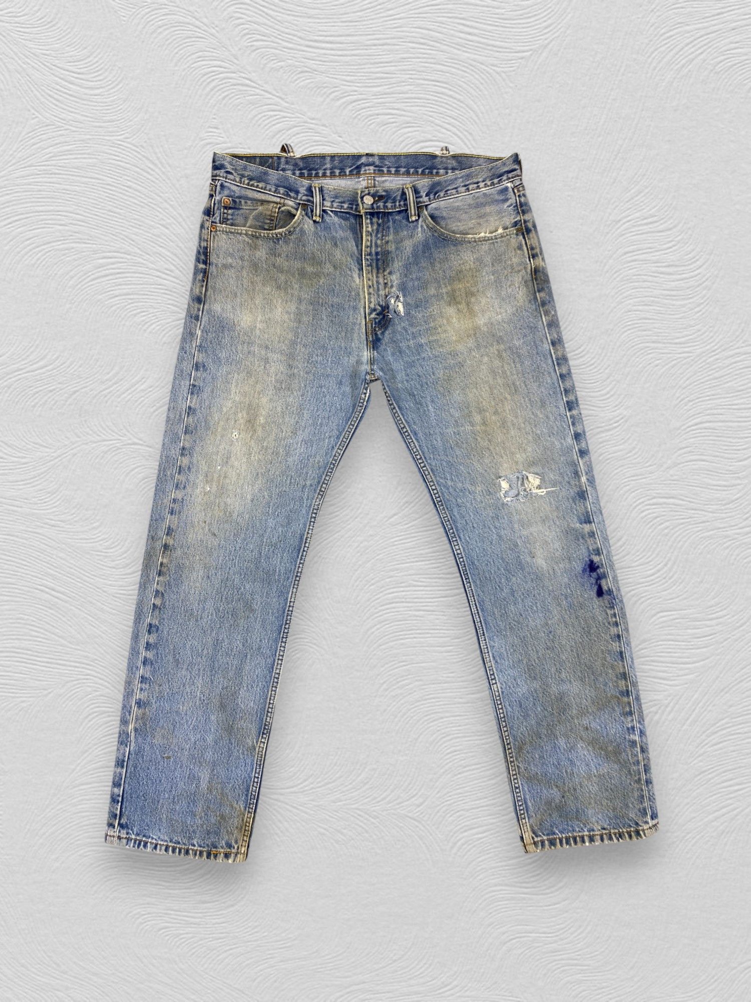Levi's Mid Blue Wash Vintage Levi's 505 Jeans 40x31 Denim JN1907 Size US 40 / EU 56 - 1 Thumbnail