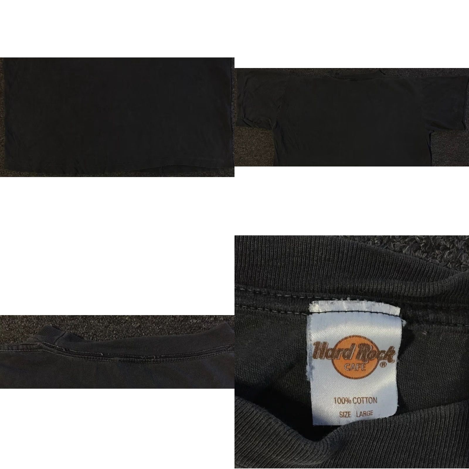 Vintage VINTAGE 90s Hard Rock Cafe London Shirt M Black Boxy Distressed Grunge Biker Skate Men T-Shirt Size M Size US M / EU 48-50 / 2 - 8 Thumbnail