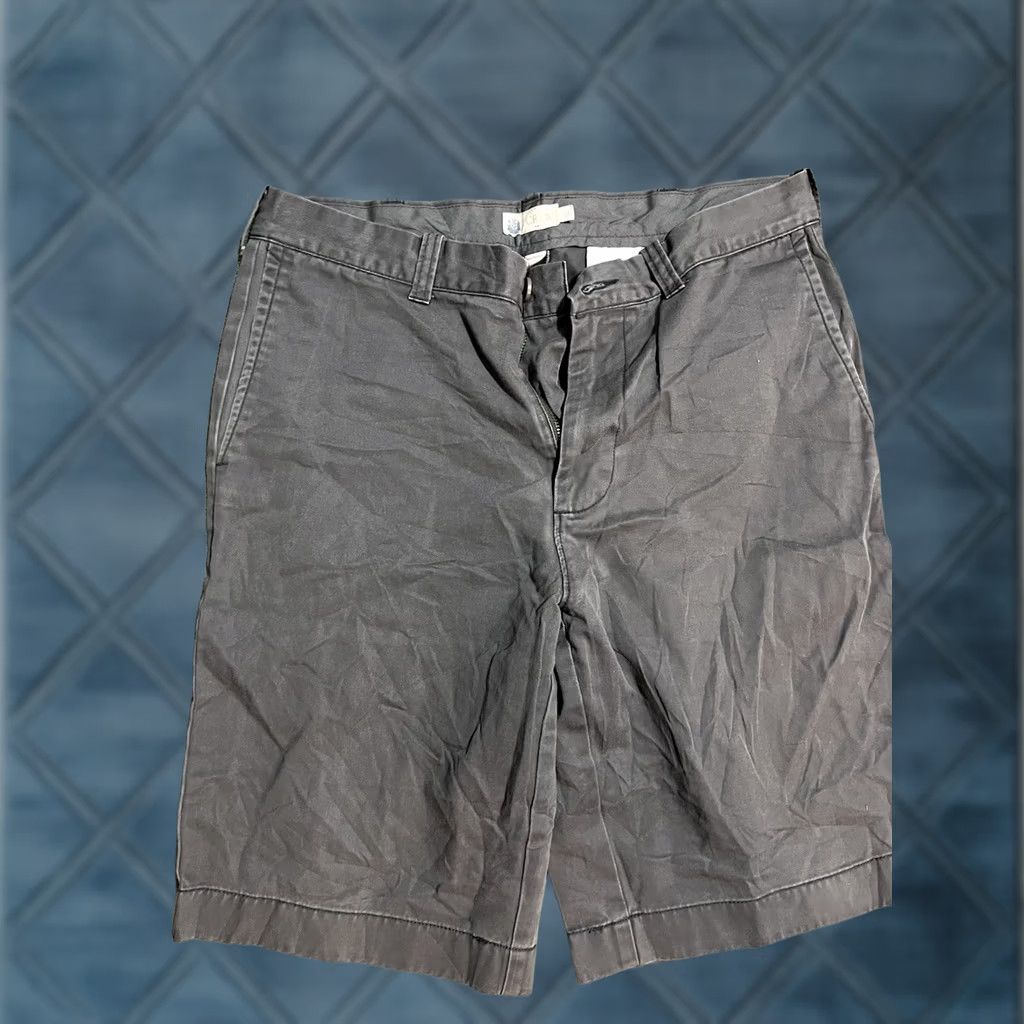 J.Crew J.Crew Shorts Mens 33 Gray Vintage Chino Casual Preppy Flat Front School Size US 33 - 1 Thumbnail