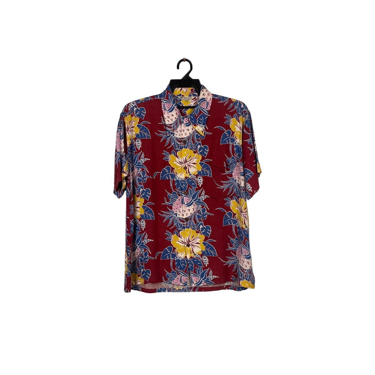 Vintage VTG Ehukai Hawaii Hibiscus Pineapple Shirt Size US L / EU 52-54 / 3 - 1 Thumbnail
