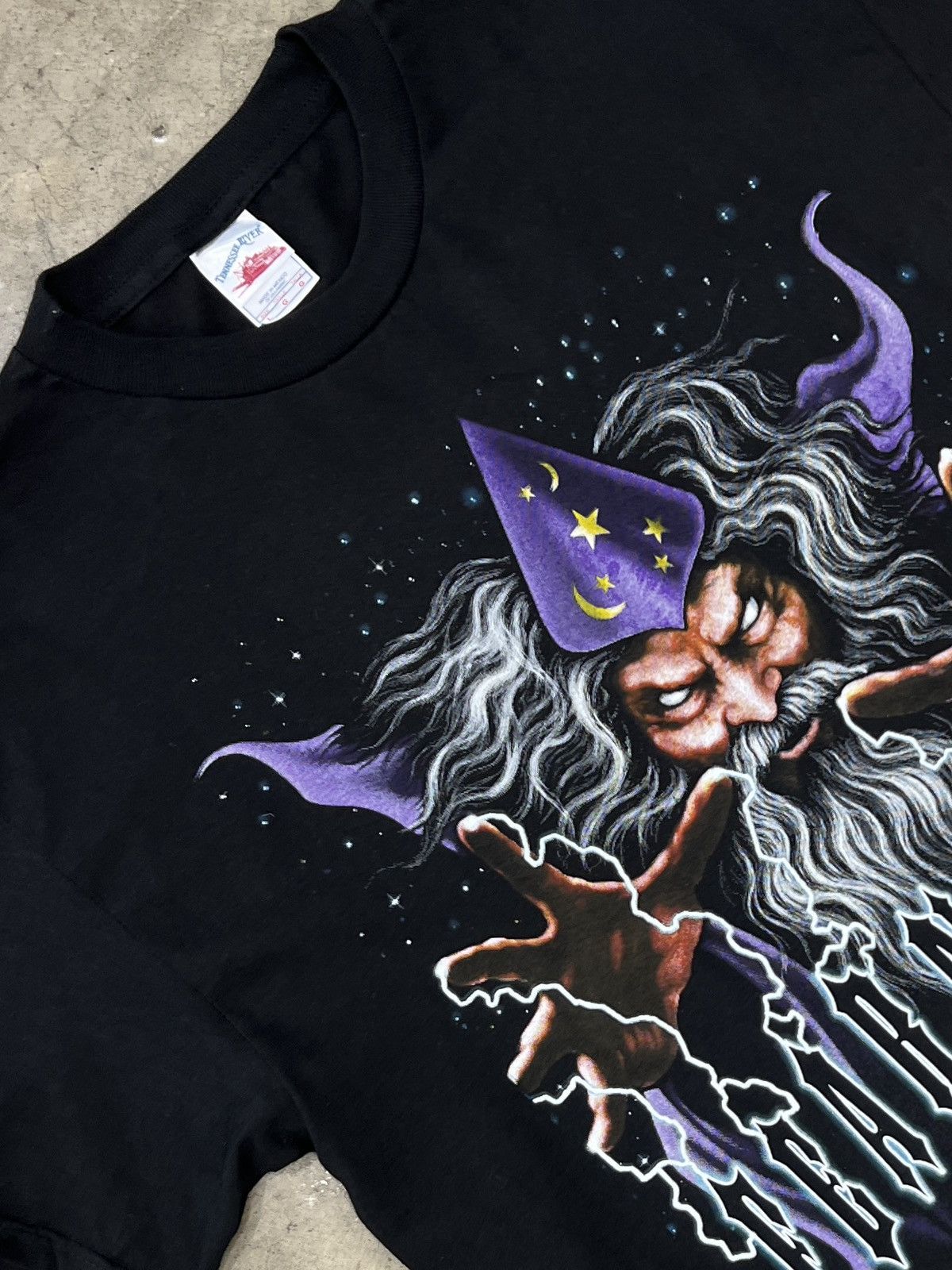 Vintage Vintage Wizard Fear No Evil Tennessee River Tee Large Size US L / EU 52-54 / 3 - 1 Thumbnail