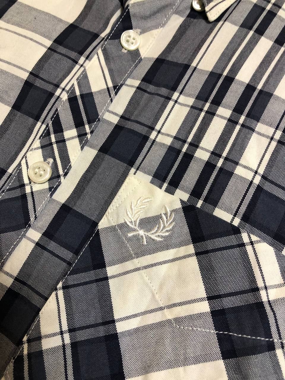 Fred Perry Fred Perry Mens Long Sleeve Plaid Shirt Size US S / EU 44-46 / 1 - 4 Thumbnail