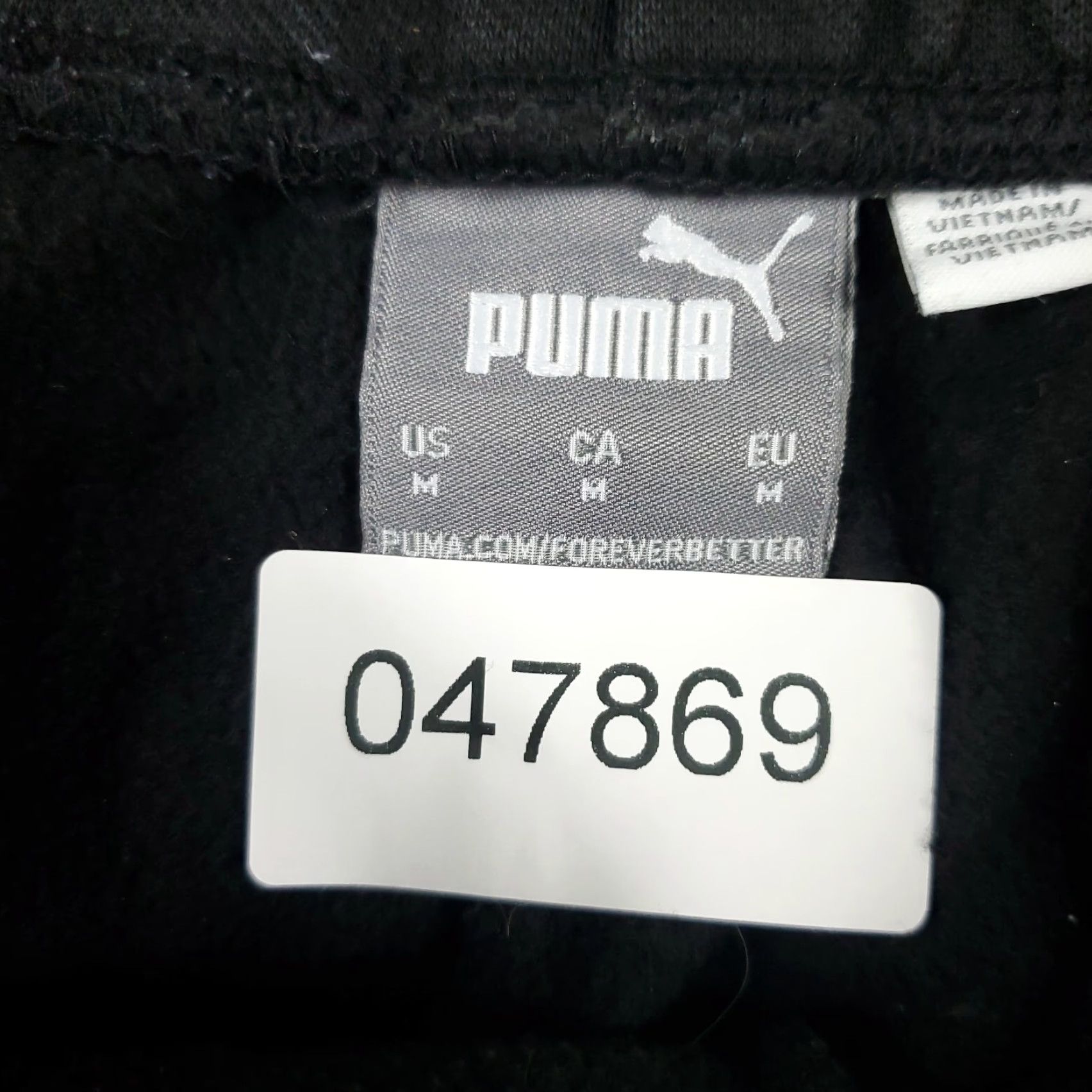 Puma Puma Mens Medium Black Sweat Shorts Size US 31 - 7 Thumbnail
