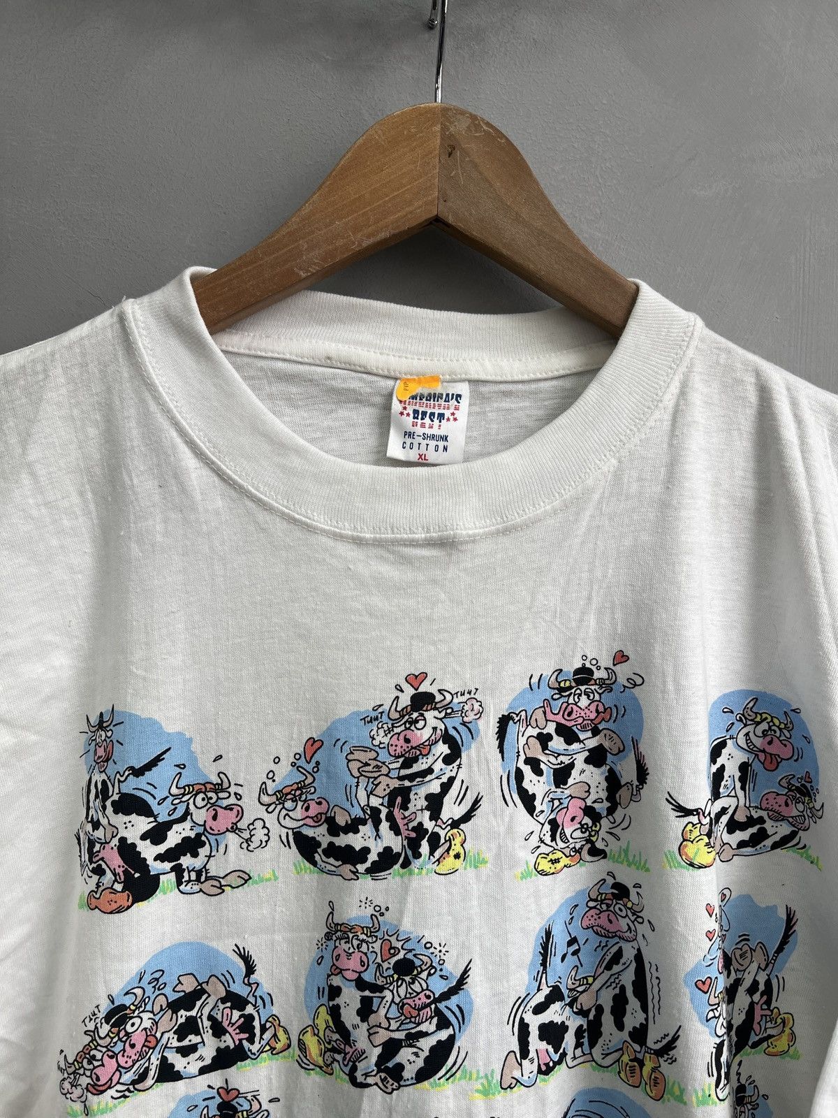 Vintage VINTAGE RETRO FUNKY SEX PIGS STREETWEAR T SHIRT Size US XL / EU 56 / 4 - 7 Thumbnail