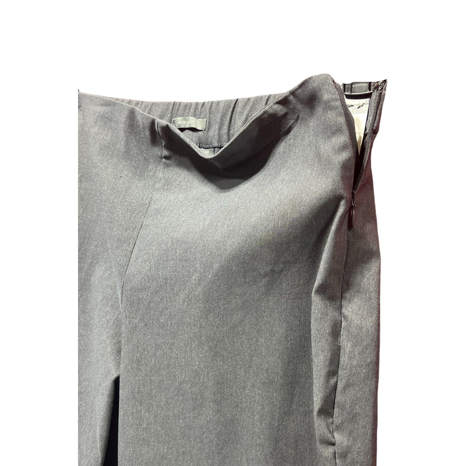 Worthington Worthington - Women's Mid-Rise Slim Leg Pants - Heather Gray Size 30" / US 8 / IT 44 - 13 Thumbnail