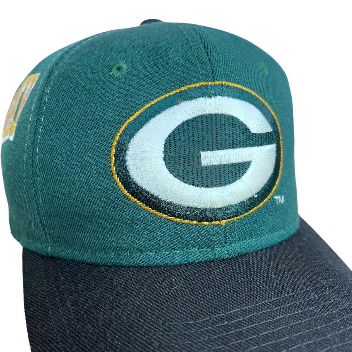 NFL × Sports Specialties × Vintage 1990s NFL Green Bay Packers Side Wave Sports Specialties Hat Size ONE SIZE - 2 Thumbnail