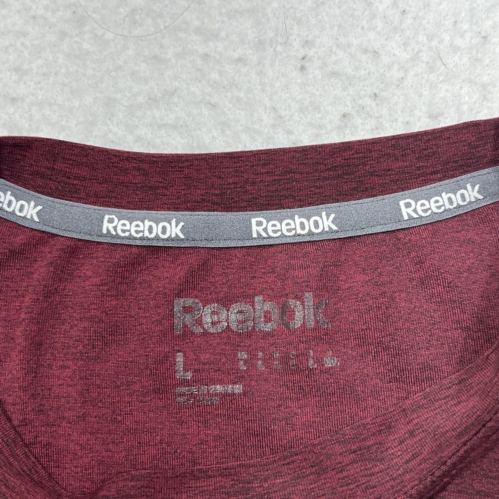 Reebok Reebok Lightweight Athletic T Shirt Maroon Athletic Crewneck Size US L / EU 52-54 / 3 - 3 Thumbnail
