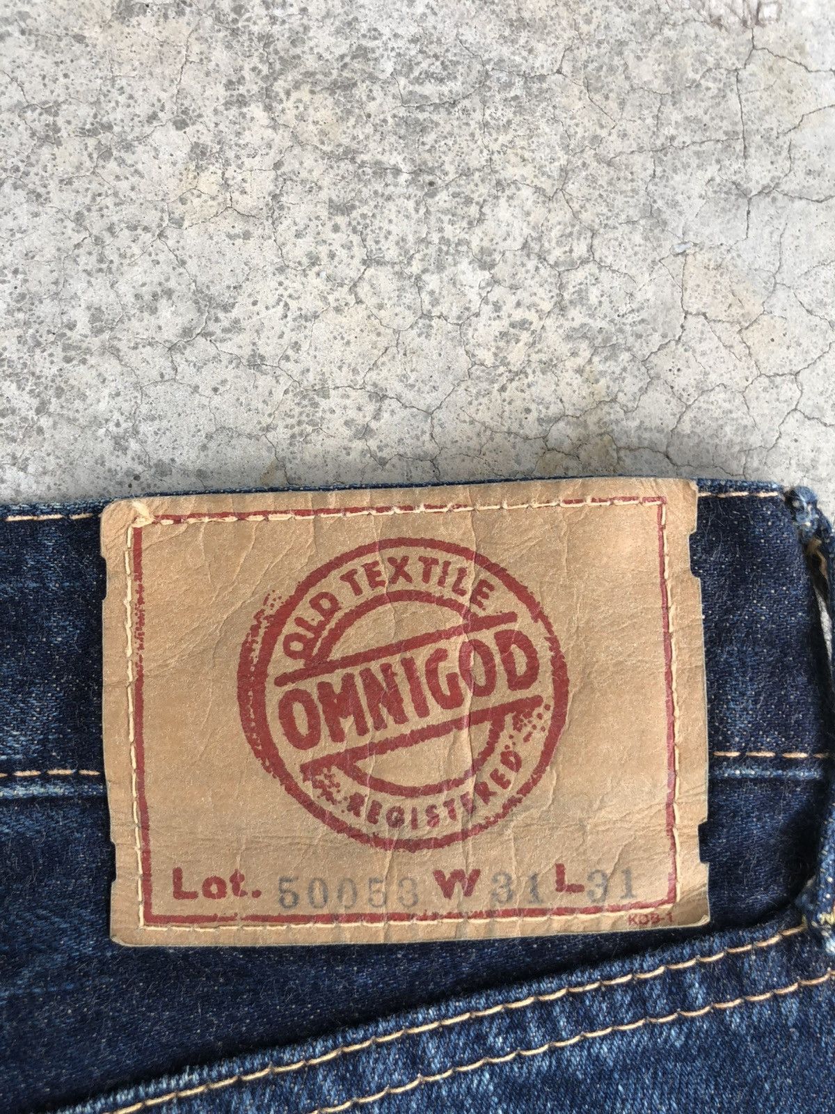 OMNIGOD Japanese OMNIGOD 50053 Distressed Jeans Selvedge Jeans Size US 32 / EU 48 - 19 Thumbnail