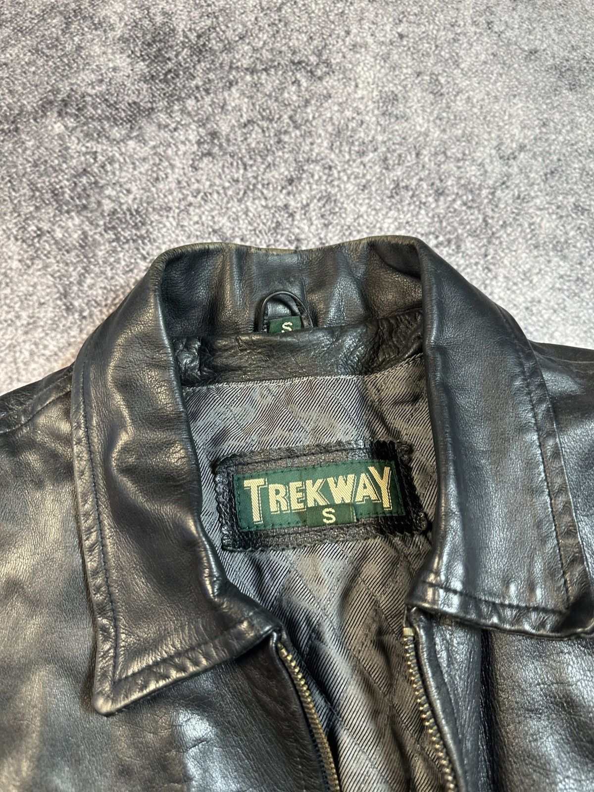 Vintage Y2K Leather Jacket Black 90s Avant Garde Opium Style USA S Size US S / EU 44-46 / 1 - 2 Thumbnail