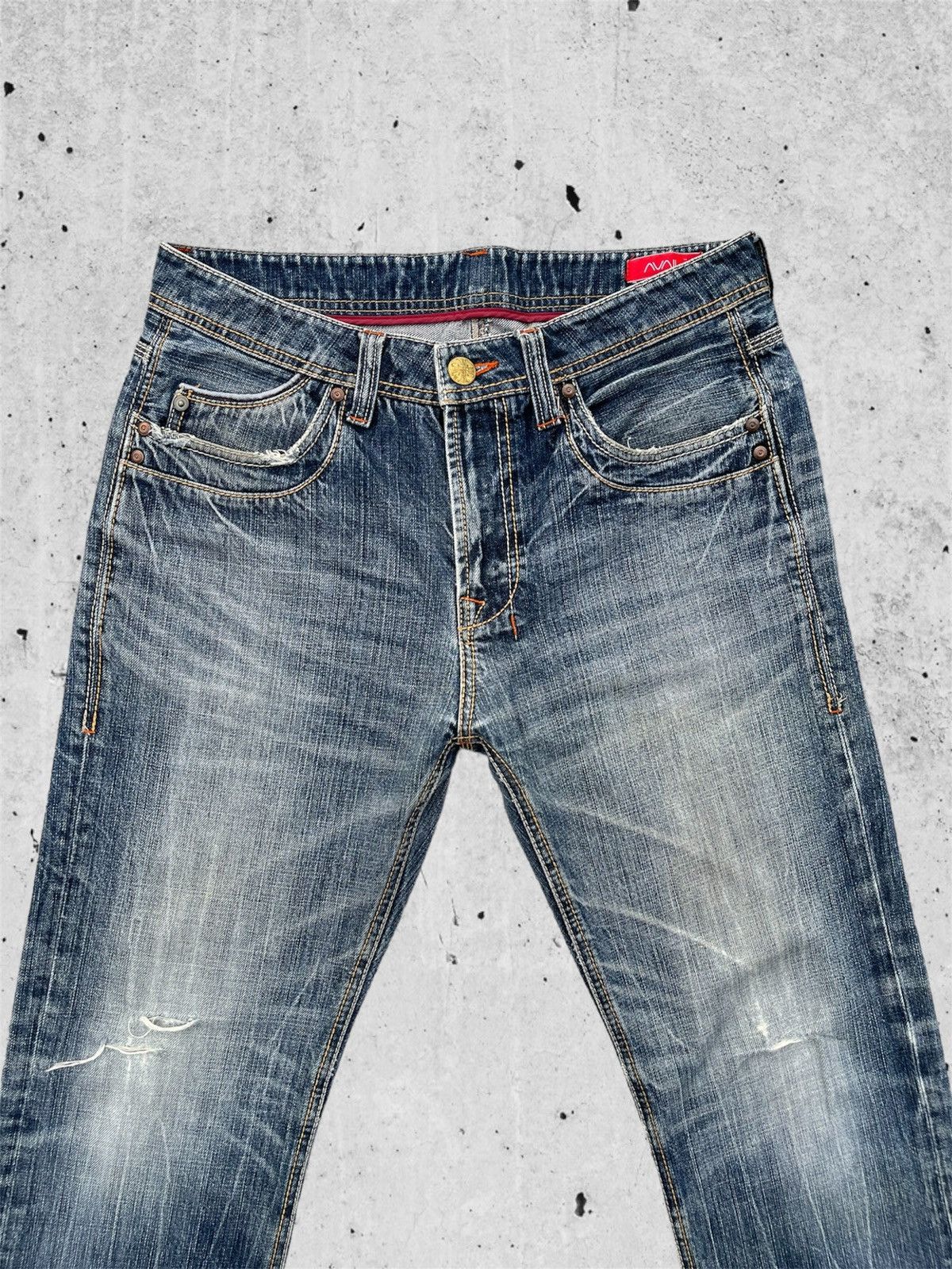 Other 🔥 Avail Streetwear Distressed Denim Rare W31🔥 Size US 31 - 3 Thumbnail