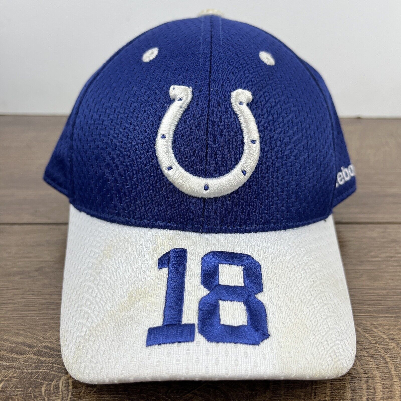 Reebok Indianapolis Colts Hat Reebok Adjustable YOUTH Size Hat Peyt Size ONE SIZE - 4 Thumbnail