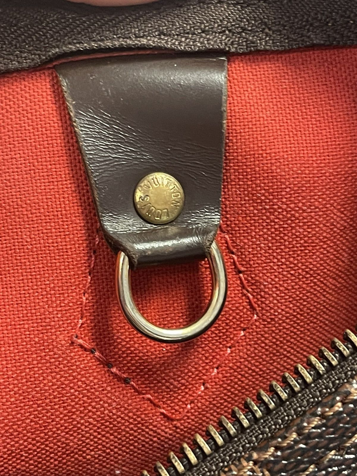 Louis Vuitton Louis Vuitton Speedy Duffle 35 Brown Canvas Damier Ebene Size ONE SIZE - 19 Thumbnail