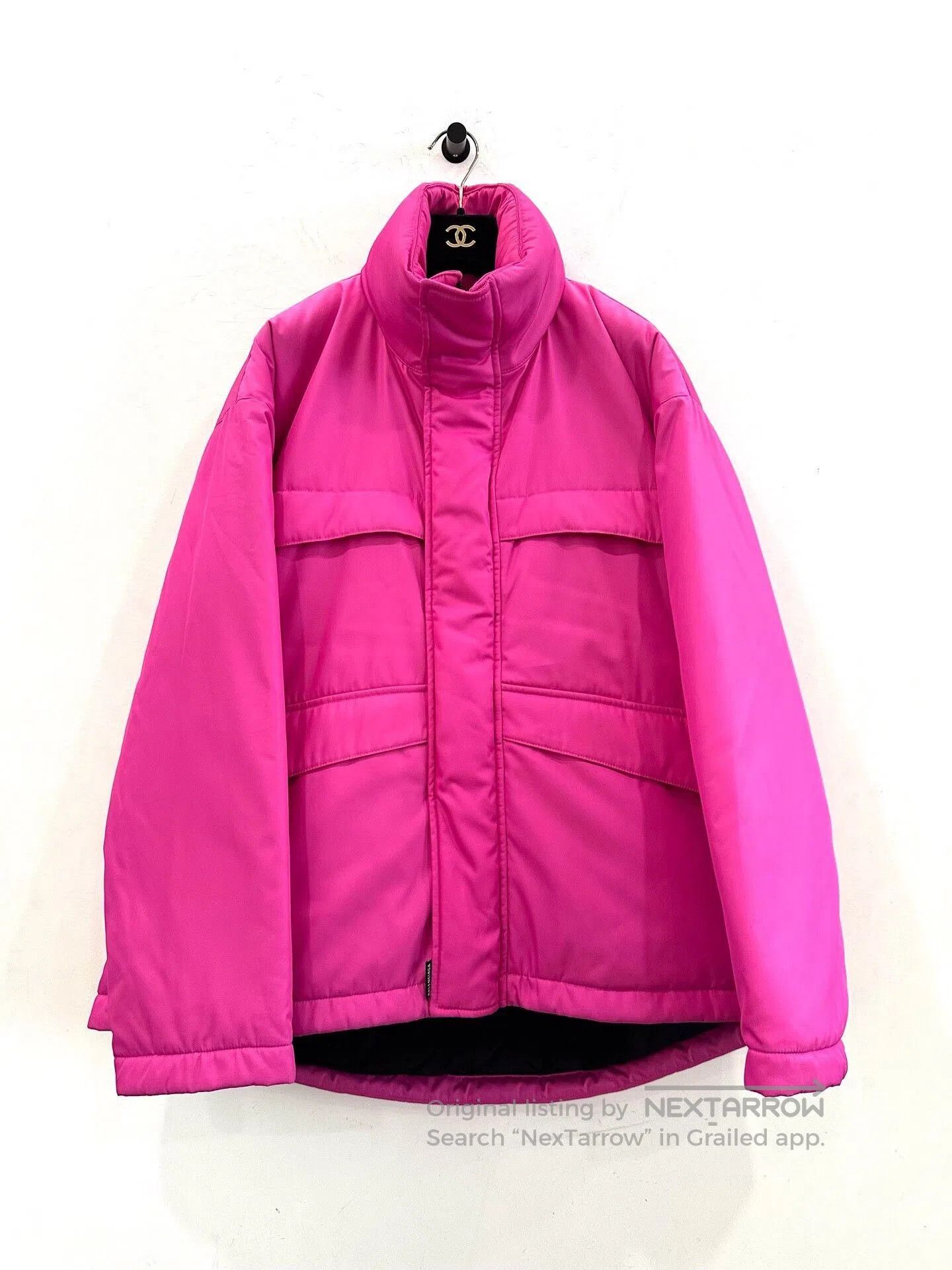Balenciaga Balenciaga Pink Multi-Pocket Women's Coat. Size XS / US 0-2 / IT 36-38 - 1 Thumbnail