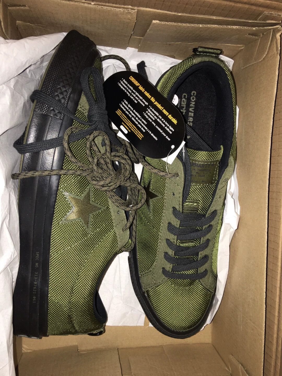 Converse Converse x Carhartt New Military Green 43 (280mm) Size US 10 / EU 43 - 1 Thumbnail