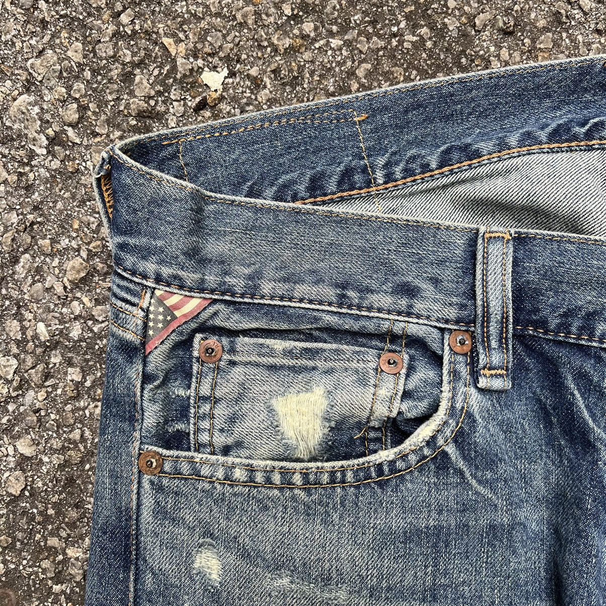 Denim & Supply Ralph Lauren Ralph Lauren Denim & Supply Jeans Distressed Patch Sashiko Size US 30 / EU 46 - 6 Thumbnail