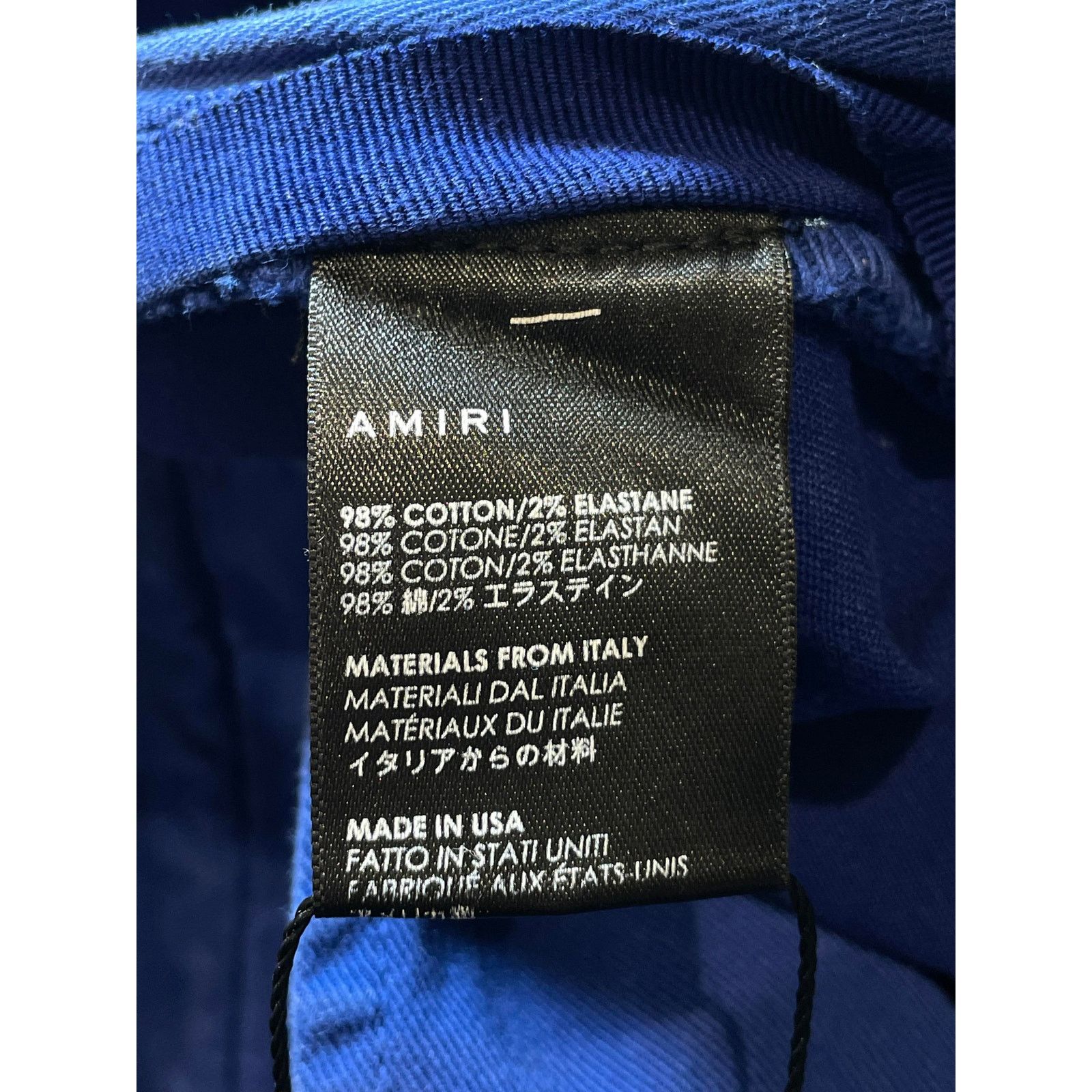 Amiri Amiri Stripe Blue & White Cargo Pants Size US 33 - 6 Thumbnail