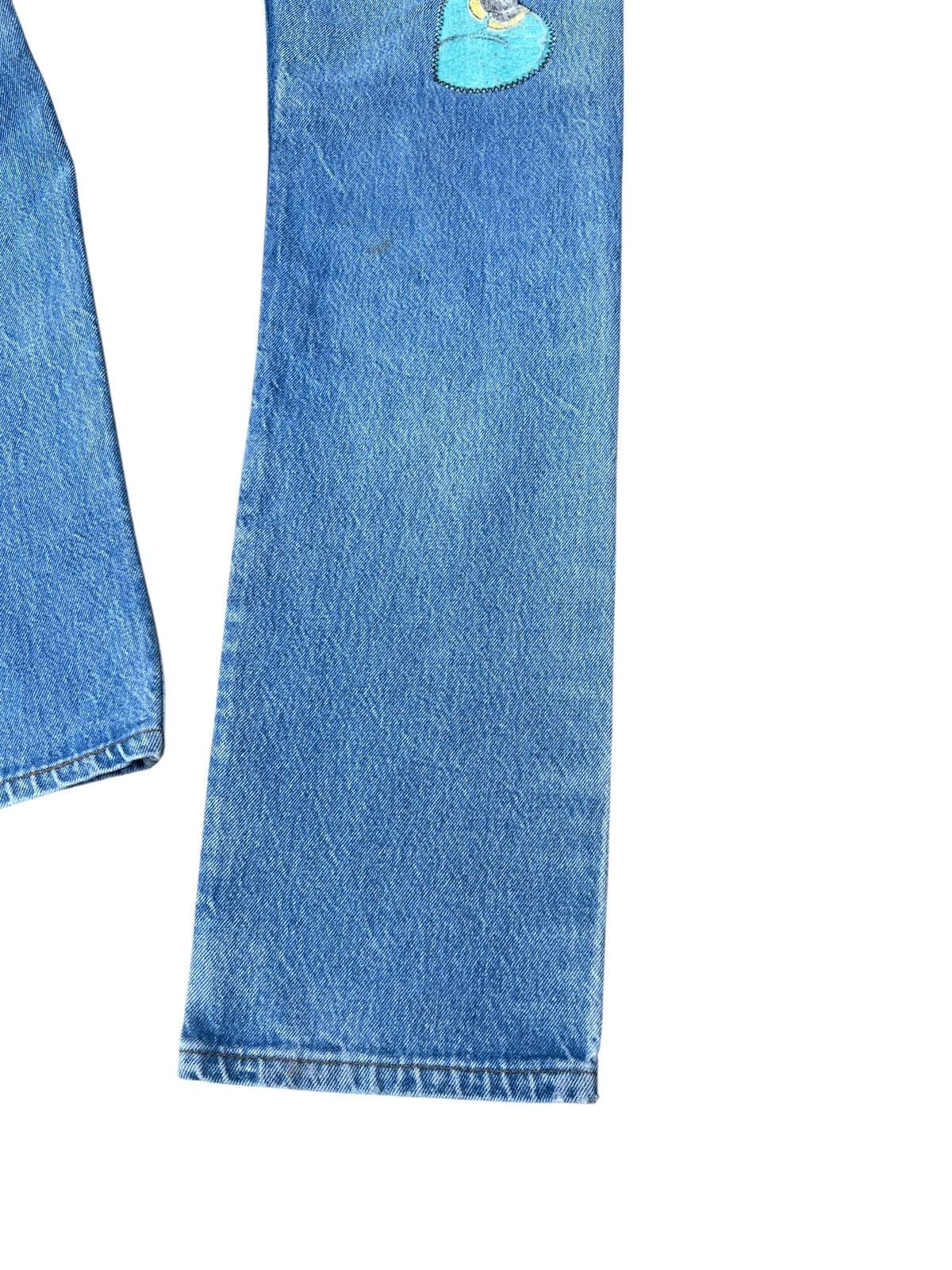 Levi's VTG 1992 Too Cute Disney X Levi’s 501 Patches Denim Jeans Size US 29 - 20 Thumbnail