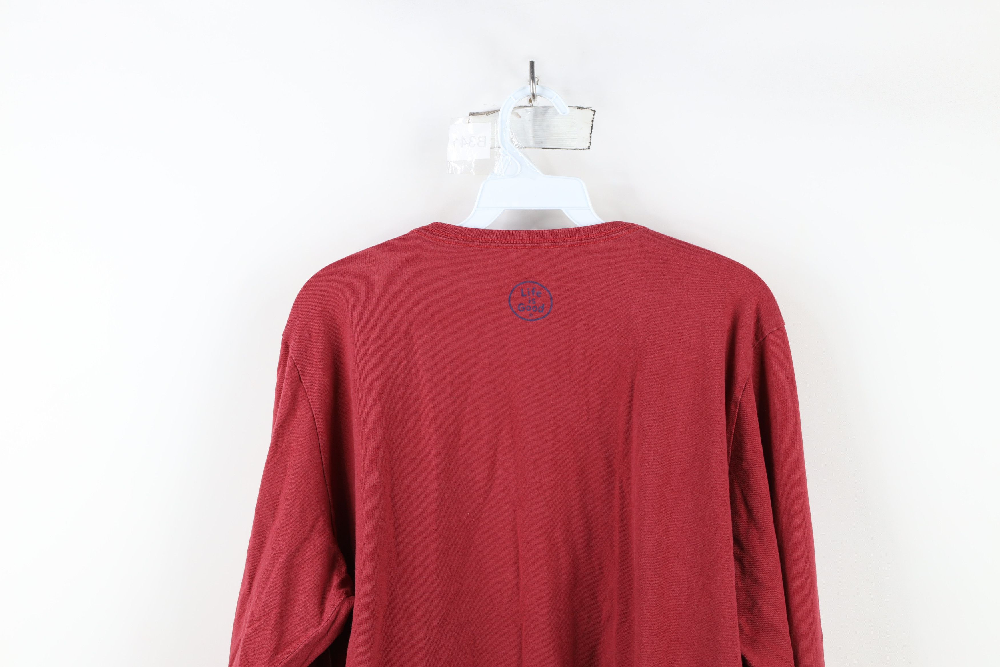 Life is Good × Vintage Life Is Good Person Dog Thinks Your Are Long Sleeve T-Shirt Size US XL / EU 56 / 4 - 12 Thumbnail