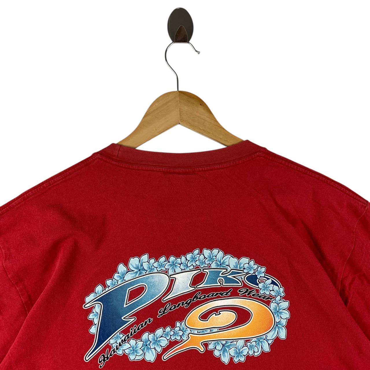 Vintage Vintage PIKO Big logo surfing red tee Size US XXL / EU 58 / 5 - 9 Thumbnail