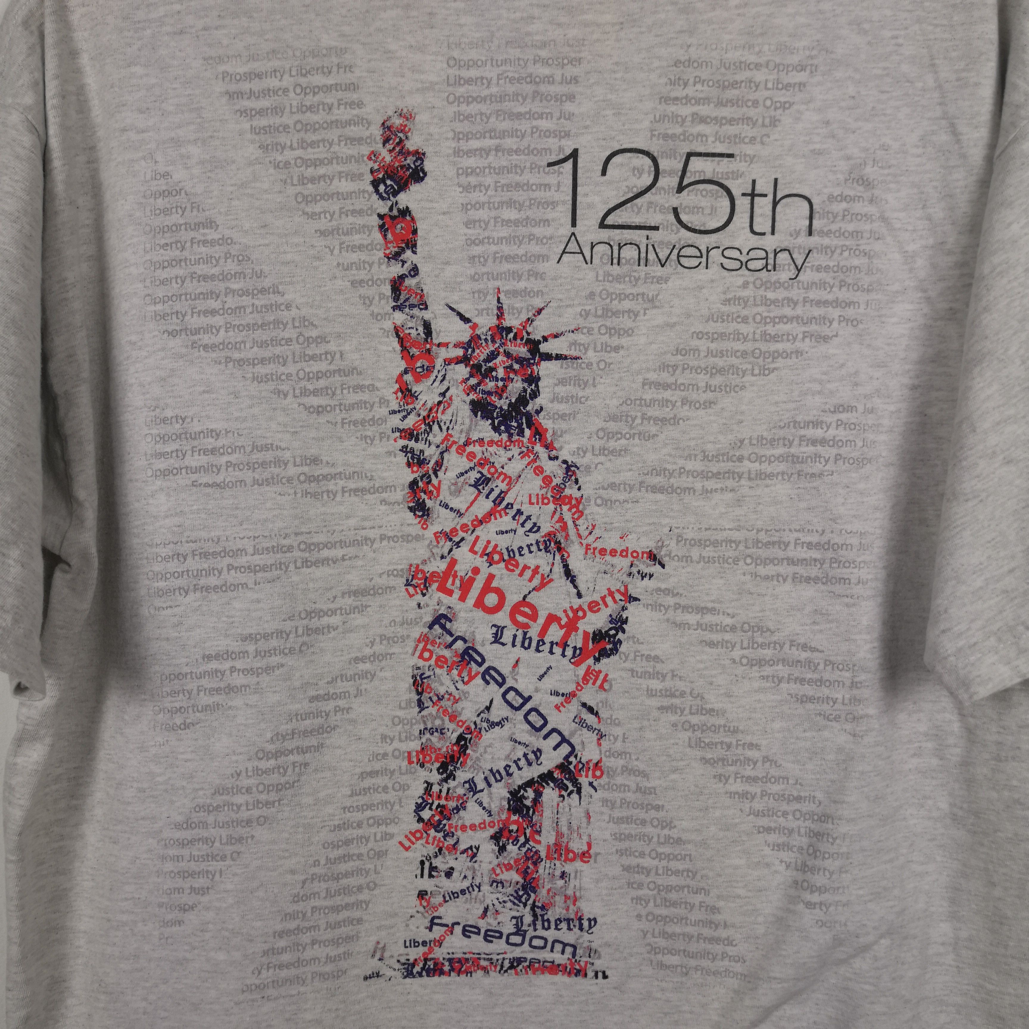 Vintage Vintage 125th Anniversary Liberty Freedom T-Shirt Tees Size US L / EU 52-54 / 3 - 5 Thumbnail