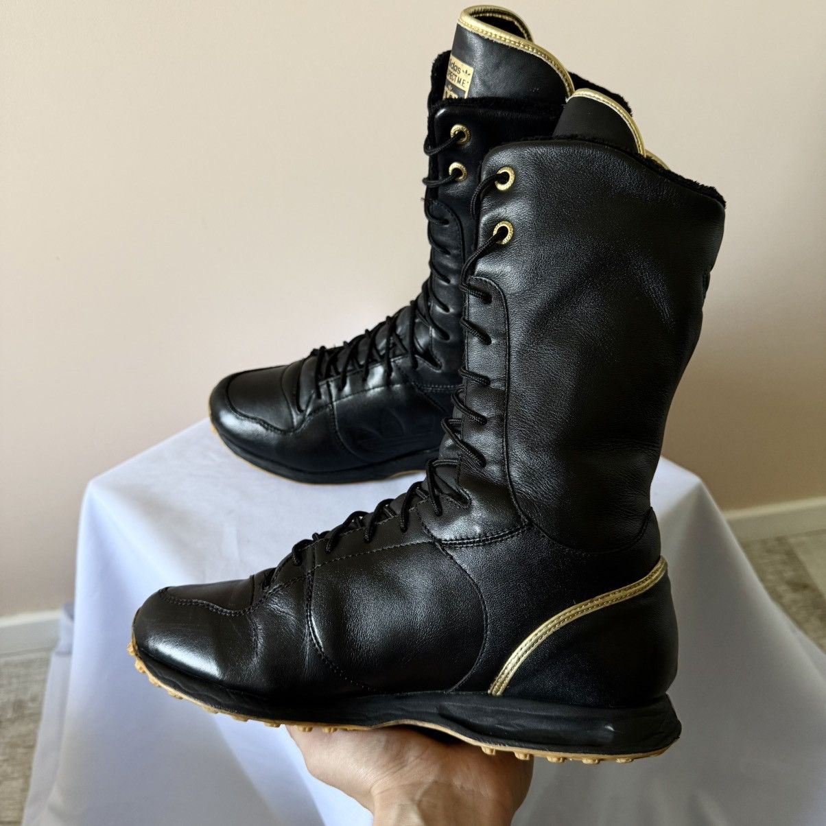 Adidas Adidas Missy Elliott Fur Leather Moto Boxing Shoes Boots Y2K Size US 10.5 / IT 40.5 - 7 Thumbnail