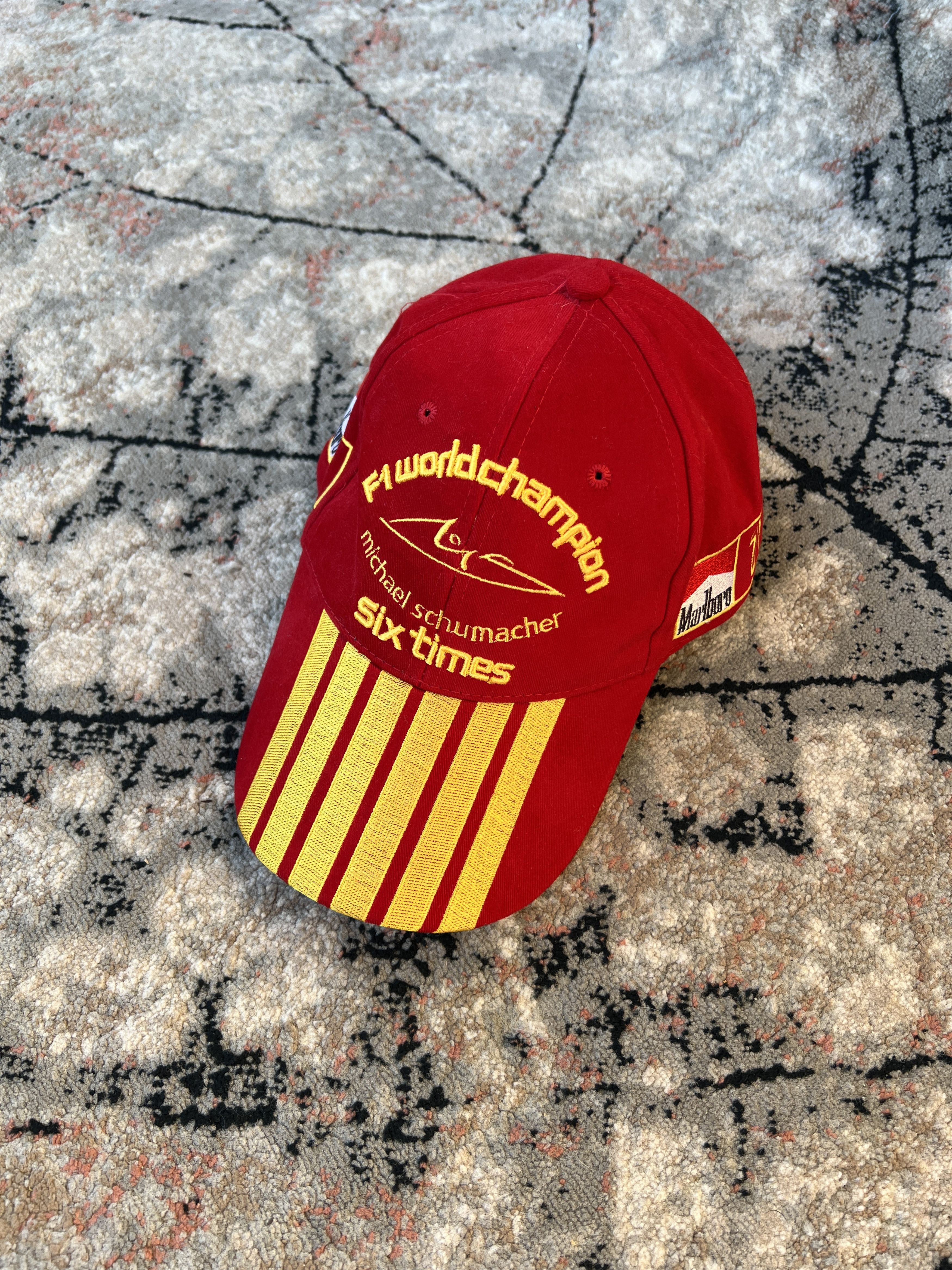 Formula 1 Michael Schumacher F1 Marlboro Vintage Cap Size ONE SIZE - 1 Thumbnail