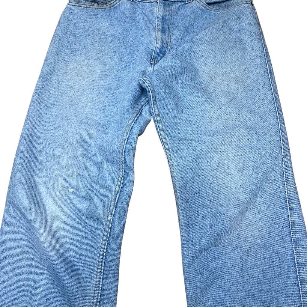 Levi's × Levi's Vintage Clothing × Vintage Vintage Levi’s Skoosh Baggy Jeans Western Light Wash 34x32 Size US 34 / EU 50 - 3 Thumbnail