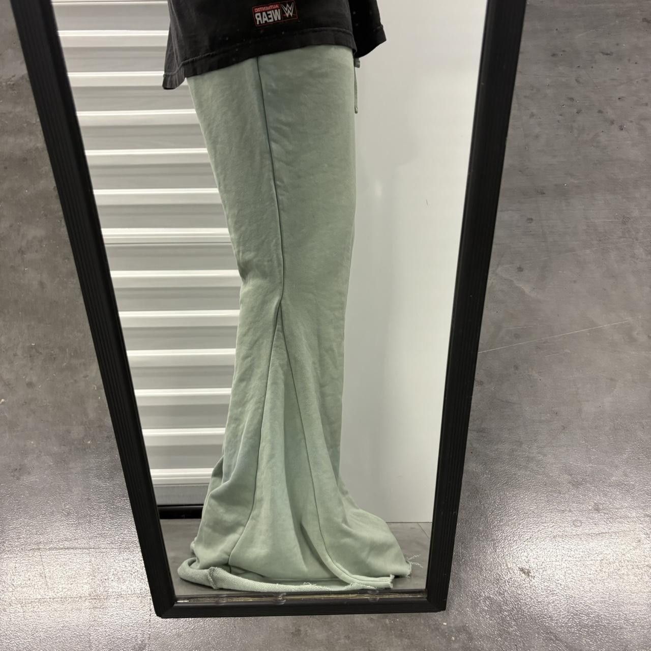 Vintage Crazy Vintage Y2K/2000s Super Flared Green Streetwear Style Sweatpants! Size US 32 / EU 48 - 1 Thumbnail