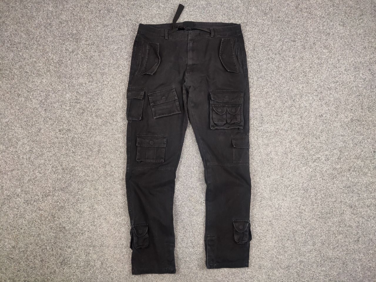 Japanese Brand Vintage BT Japanese Design Black Cargo Jeans Y2K Style Size US 34 / EU 50 - 10 Thumbnail