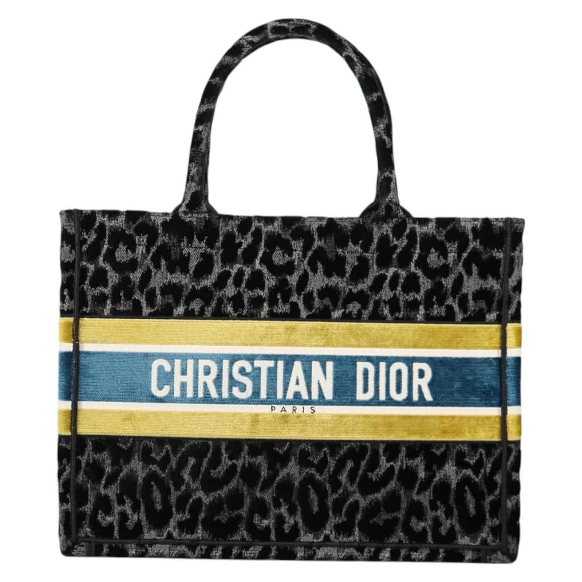 Dior Christian Dior Book Tote Mizza Embroidered Canvas and Velvet Size ONE SIZE - 1 Thumbnail