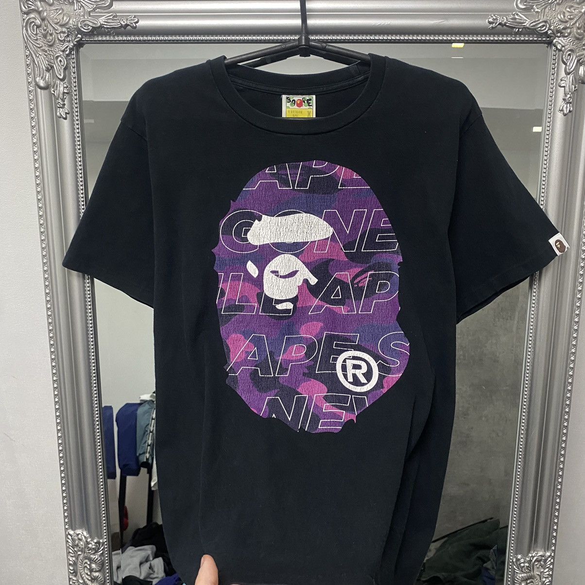 Bape Bape T-shirt Big Head Tee Big Logo A Bathing Ape Size US M / EU 48-50 / 2 - 3 Thumbnail