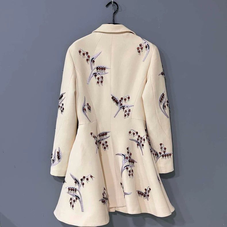 Dior Embroidered Dress with Beads and Pockets-2505 Size M / US 6-8 / IT 42-44 - 4 Thumbnail