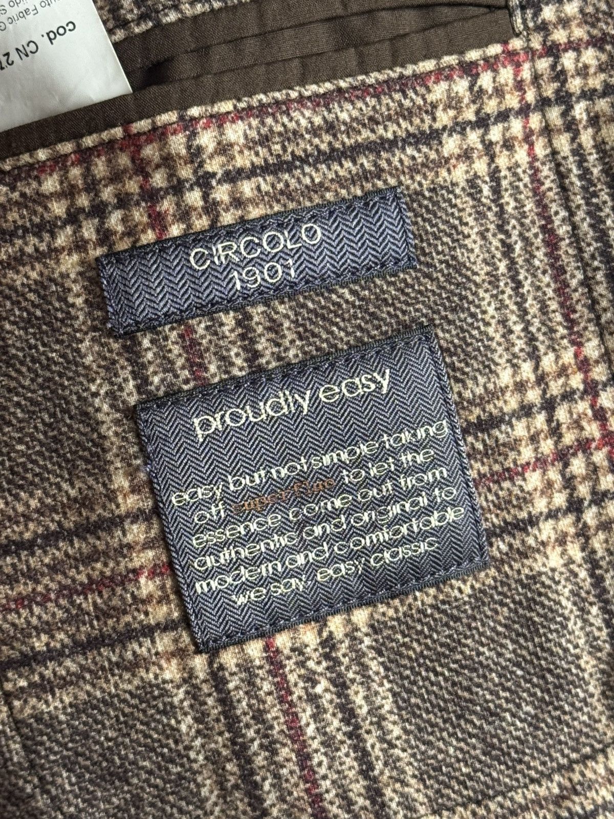 Circolo 1901 Circolo 1901 54size Checkered button up blazer jacket casual Size 54R - 11 Thumbnail