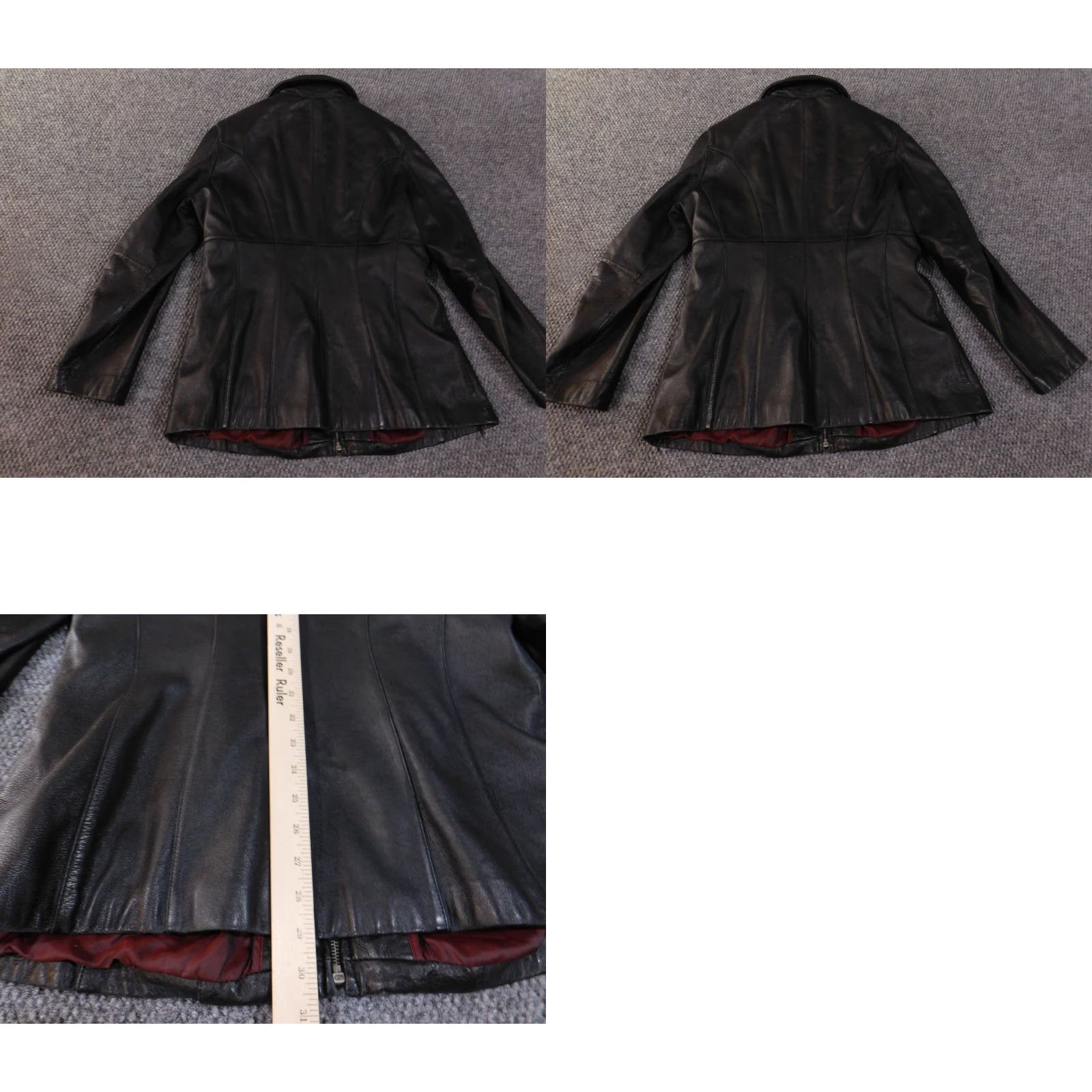 Vintage Wilsons Leather Jacket Trench Coat Casual Women Large Black Insulated Zip Long Sleeve Size L / US 10 / IT 46 - 10 Thumbnail