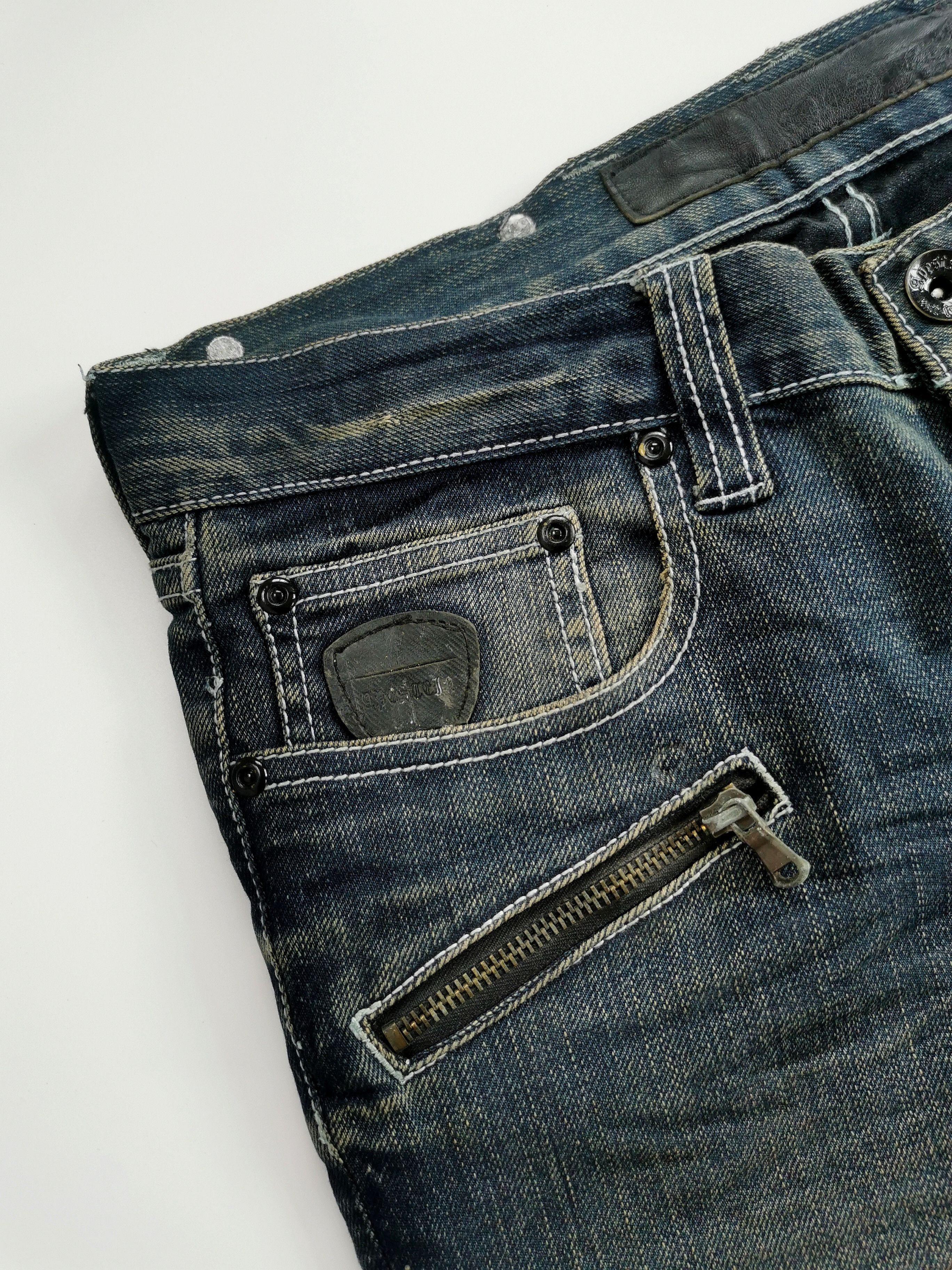 Tornado Mart Apestein Seditionaries Zipper Pocket Jeans Size US 30 / EU 46 - 8 Thumbnail