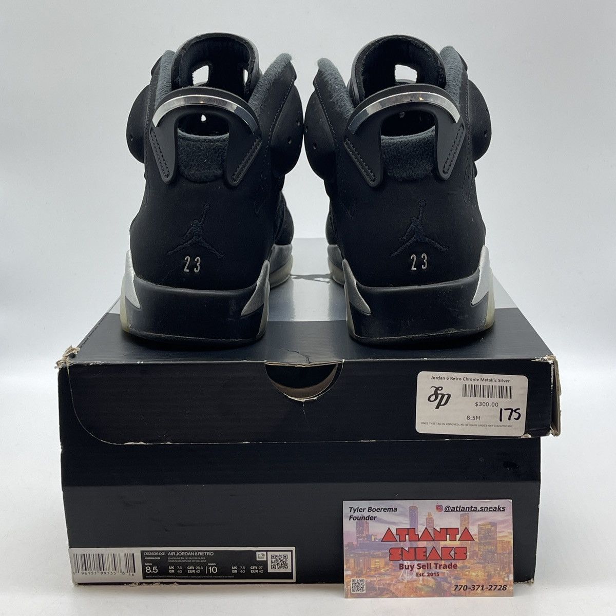 Jordan Brand Air Jordan 6 chrome Size US 8.5 / EU 41-42 - 3 Thumbnail
