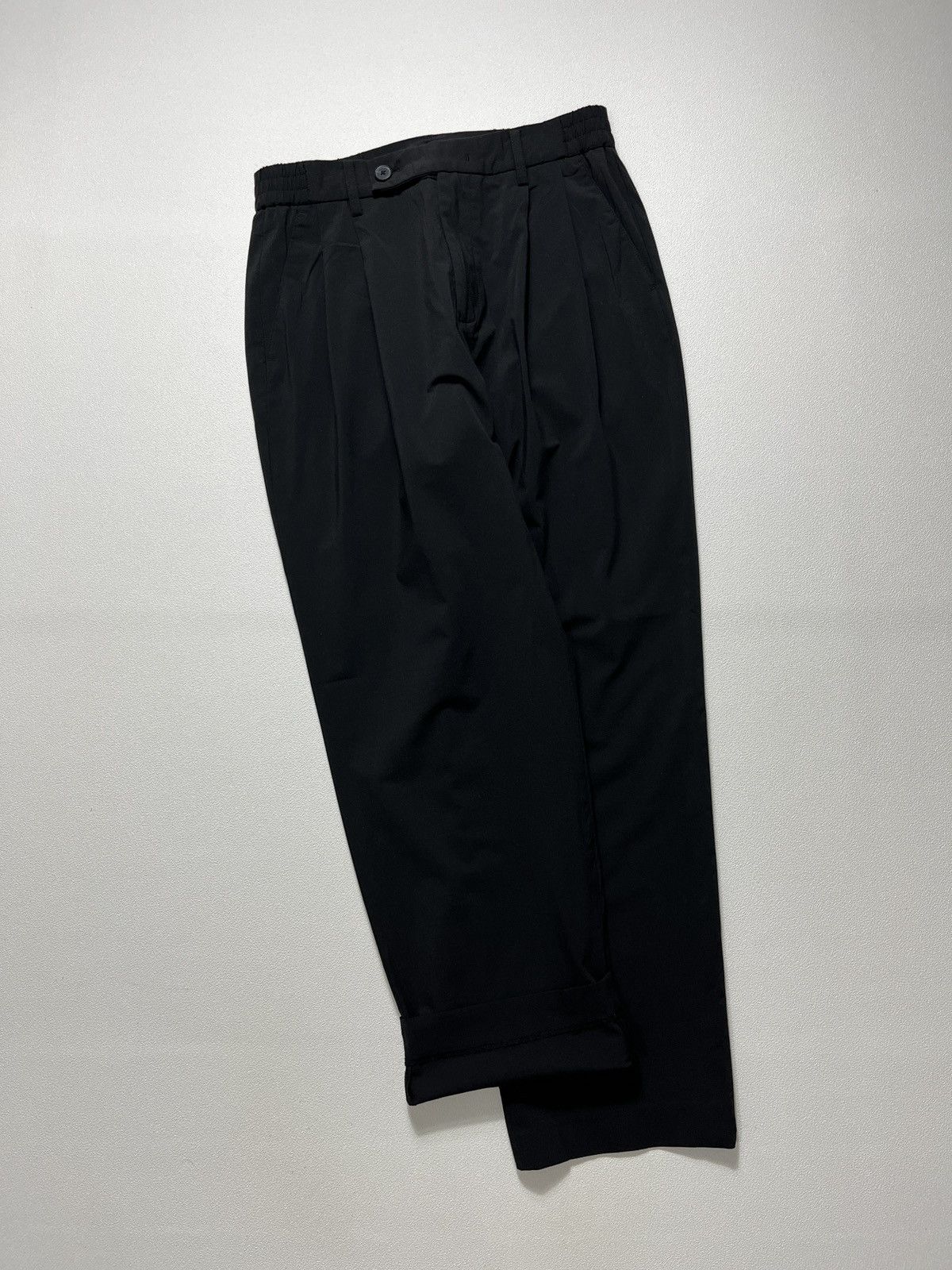 Beams Plus 24/7 Series Double-Pleat Wide Pants Black Size US 30 / EU 46 - 3 Thumbnail