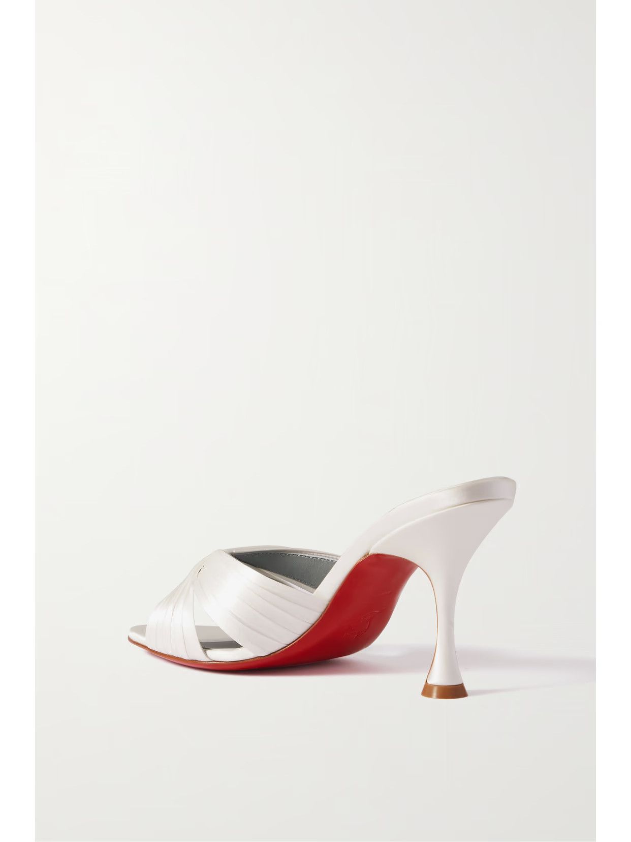 Christian Louboutin o1w1db10425 Sandals in White Size US 7 / IT 37 - 3 Thumbnail