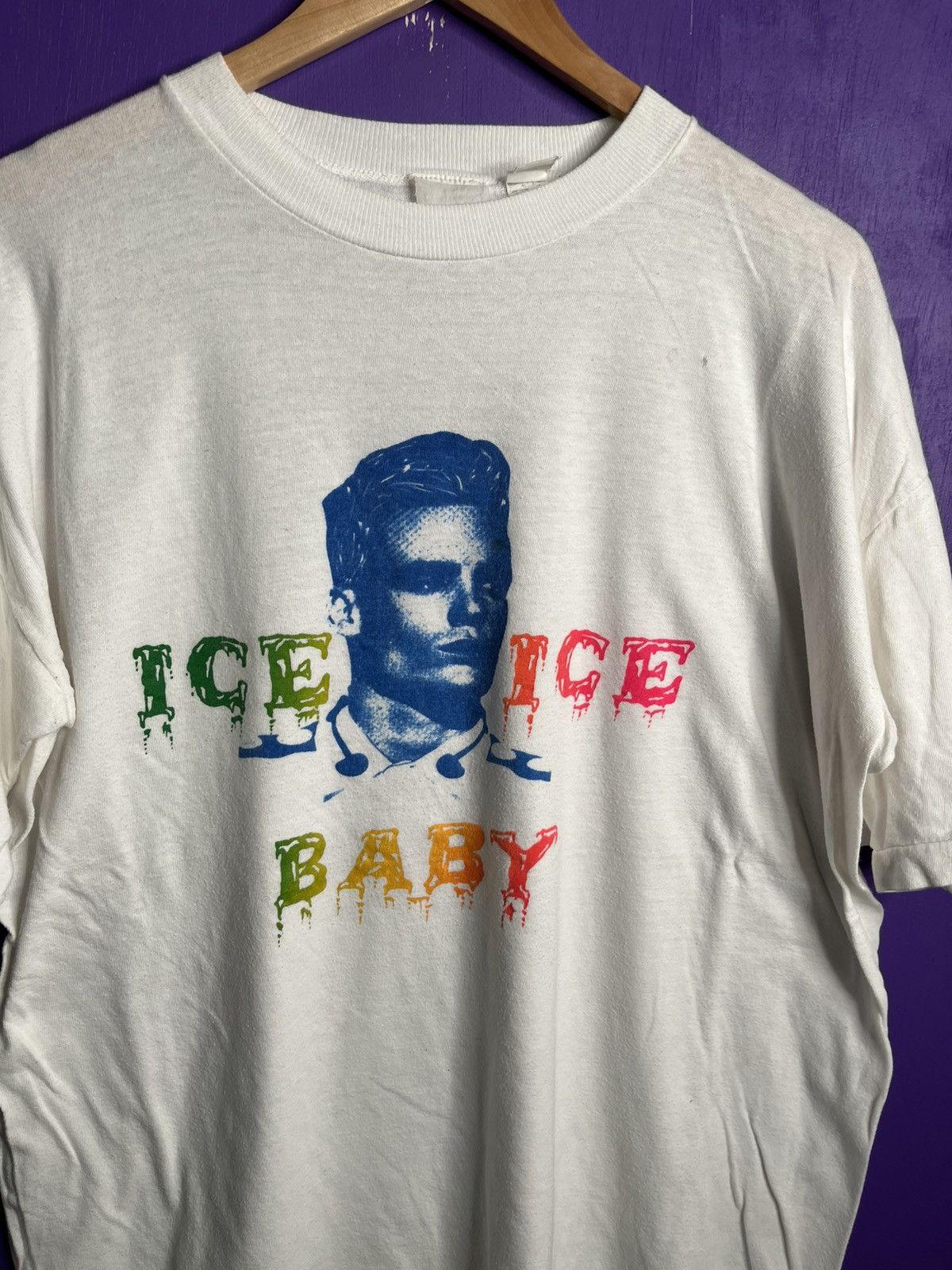 Rap Tees × Vintage Vintage 90s Vanilla ice ice ice baby rap tee Size US XL / EU 56 / 4 - 3 Thumbnail