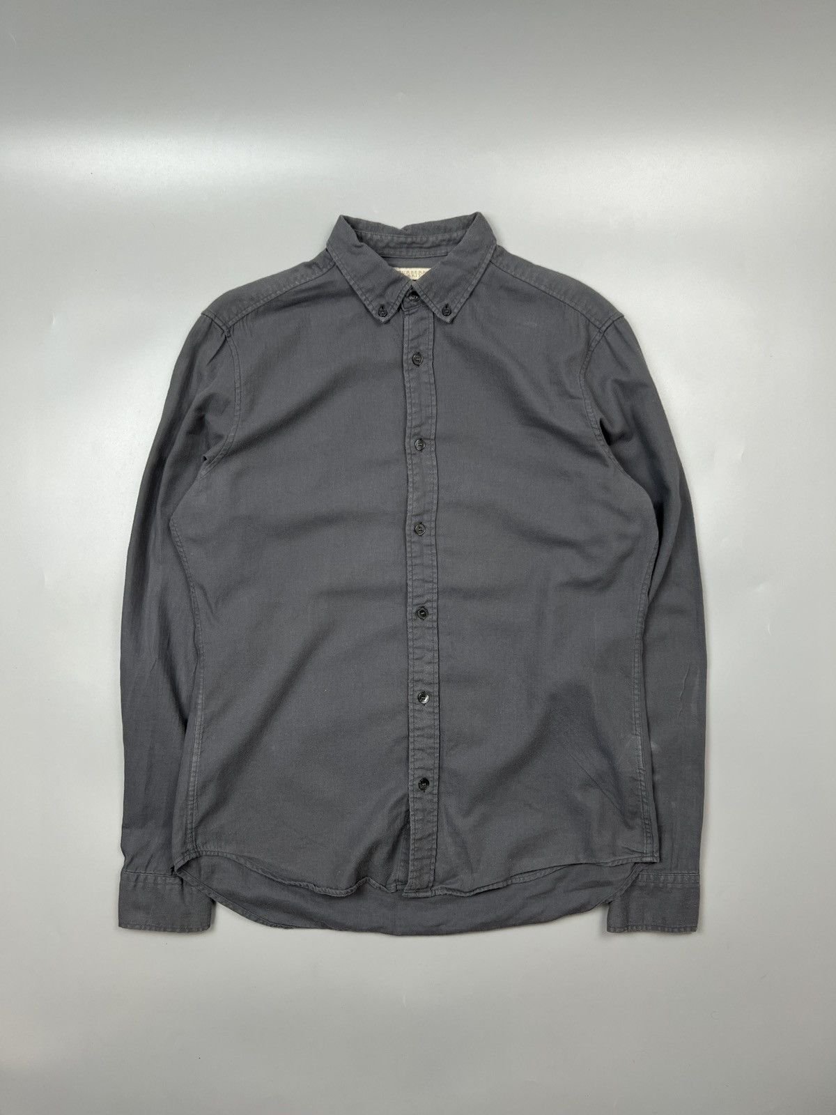 Burberry Burberry Brit Gray Flannel Shirt (Y0438) Size US M / EU 48-50 / 2 - 1 Thumbnail