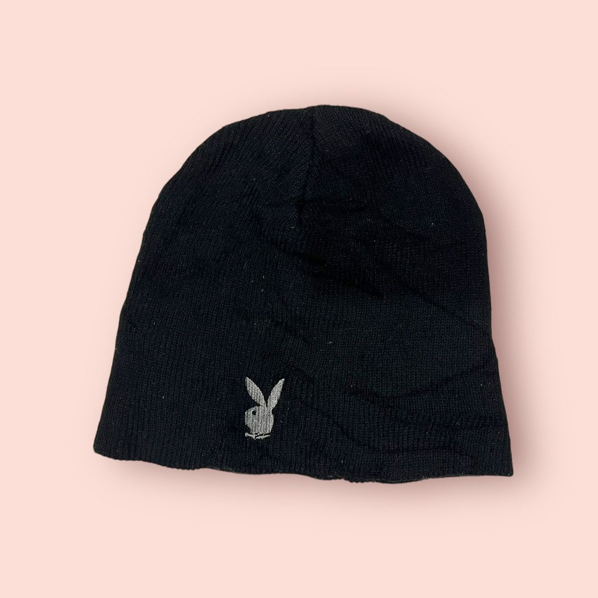 Playboy × Vintage VINTAGE PLAYBOY SILVER BUNNY LOGO BEANIE Size ONE SIZE - 14 Thumbnail